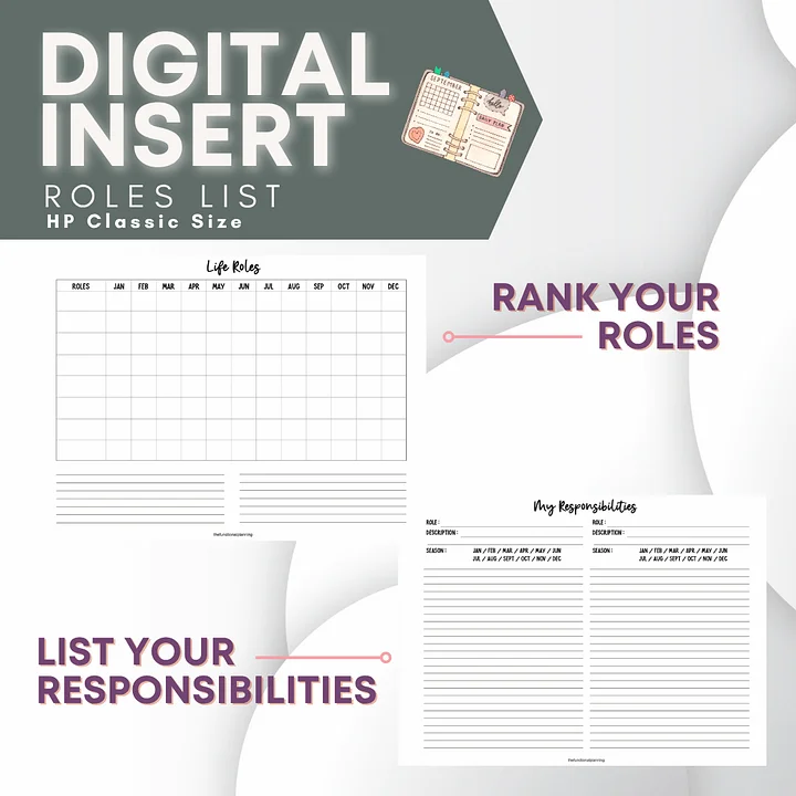 Role & Responsibility | HP Classic Size product image (1)