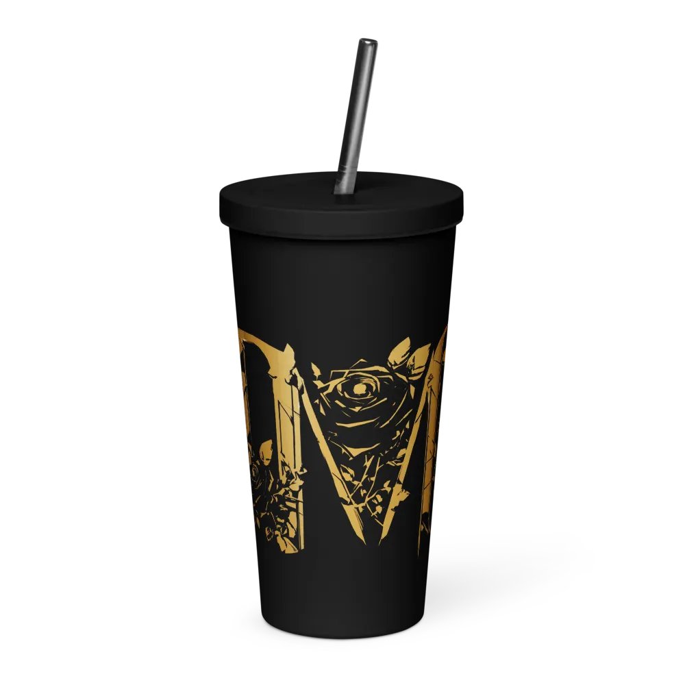 DM Insulated Tumbler w/ Straw product image (1)