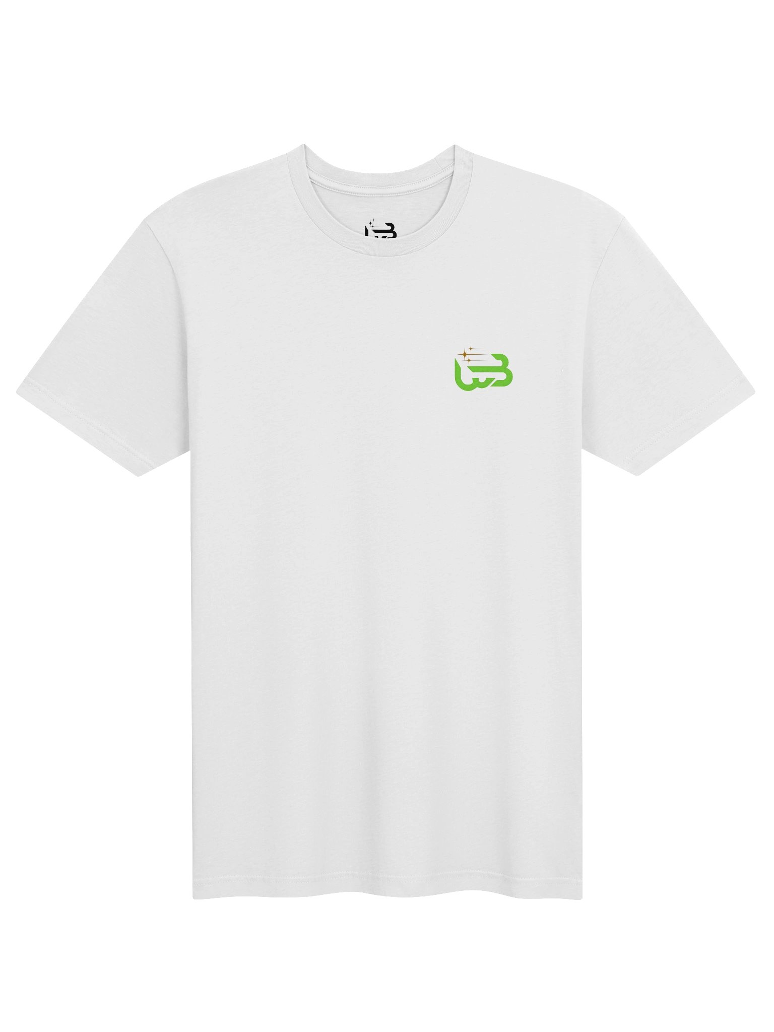White & Green Supersoft T-Shirt product image (3)
