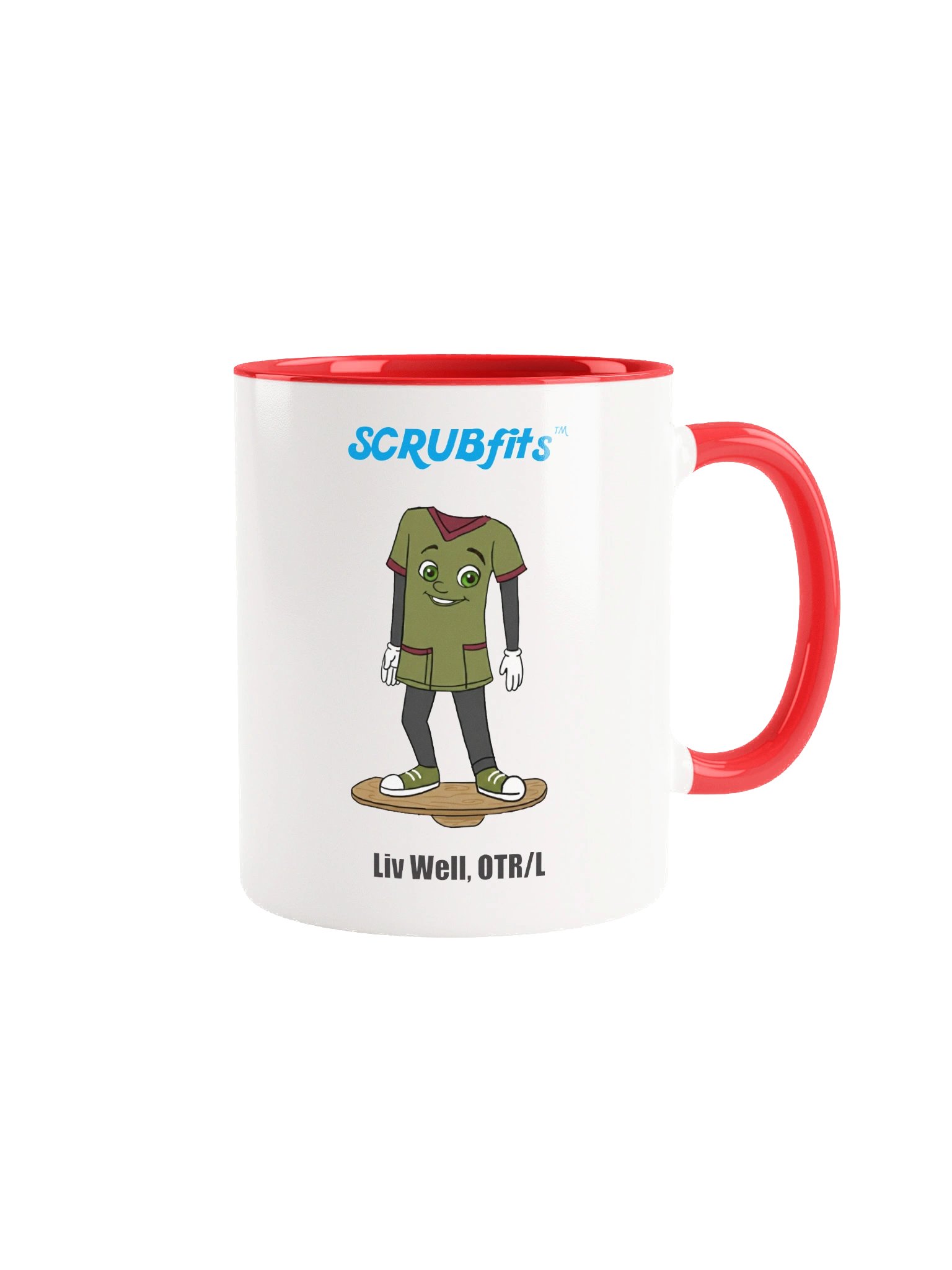 Ceramic Mug with Liv Well, OTR/L product image (1)