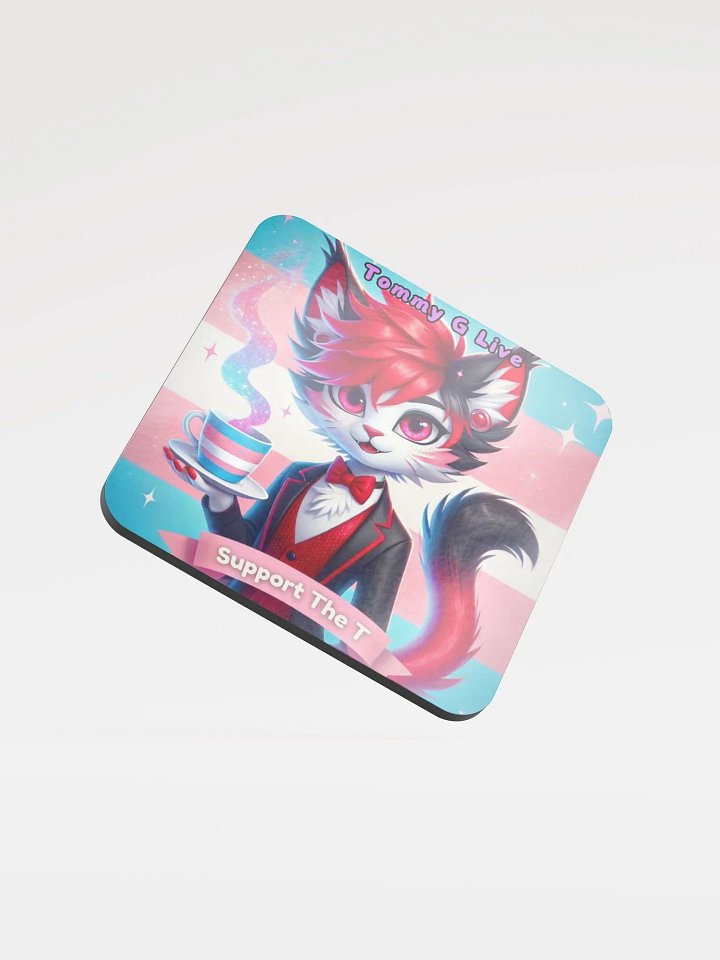 Support The T - Trans Drinks Coaster product image (1)
