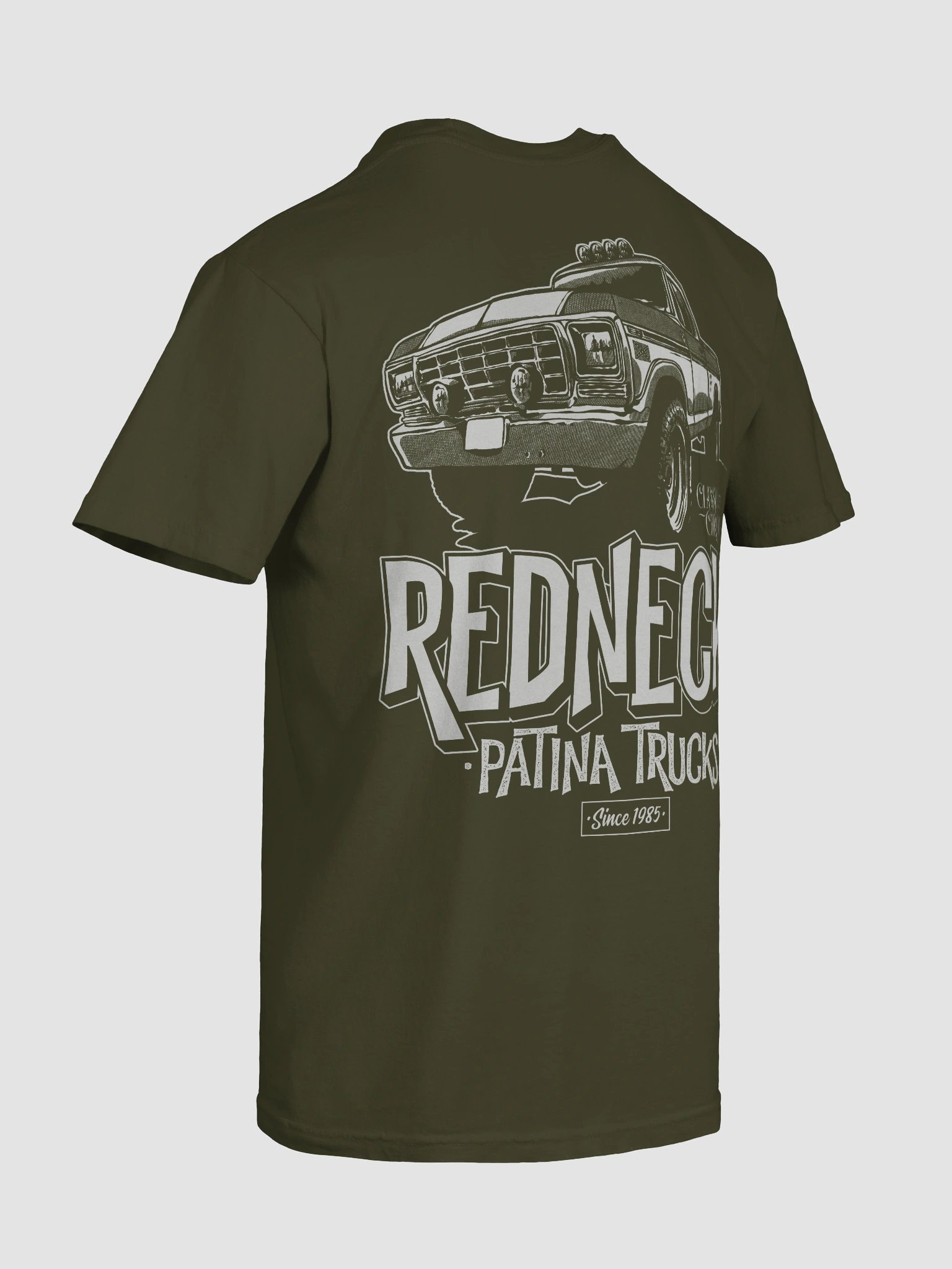 Olive Classic N Chrome Shirt x Redneck back print product image (10)