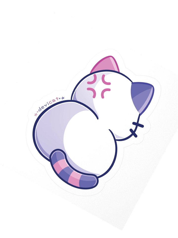 CandiCat Angy 2025 Sticker product image (4)