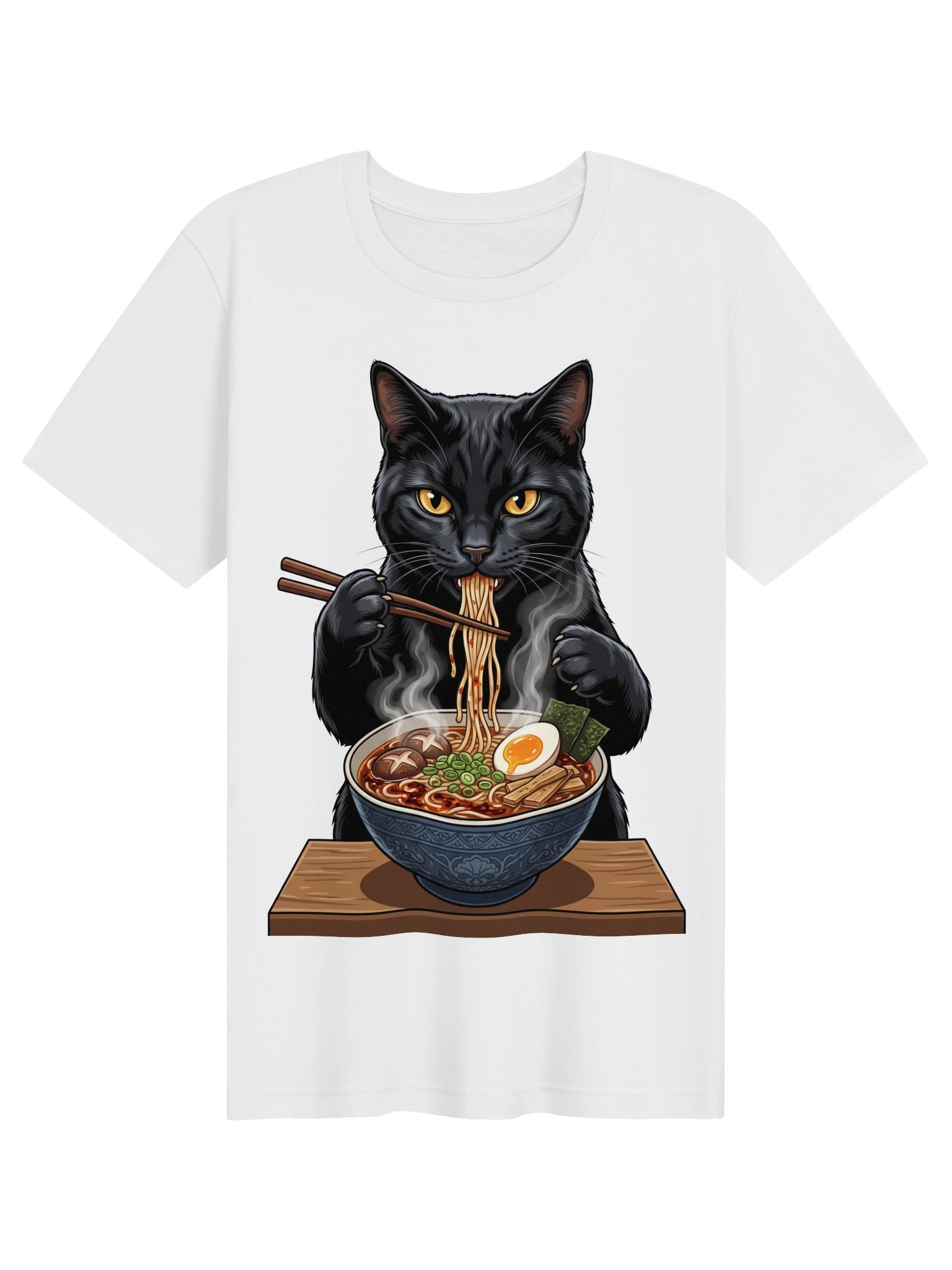 Midnight Ramen Cat Tee product image (7)