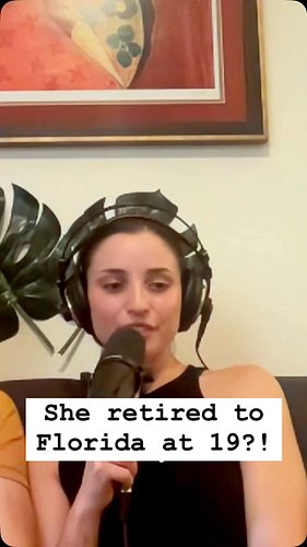 Olivia almost retired to Florida at 19! She drove almost 1000 miles for an audition that changed her life. 
Watch episode 27 ...