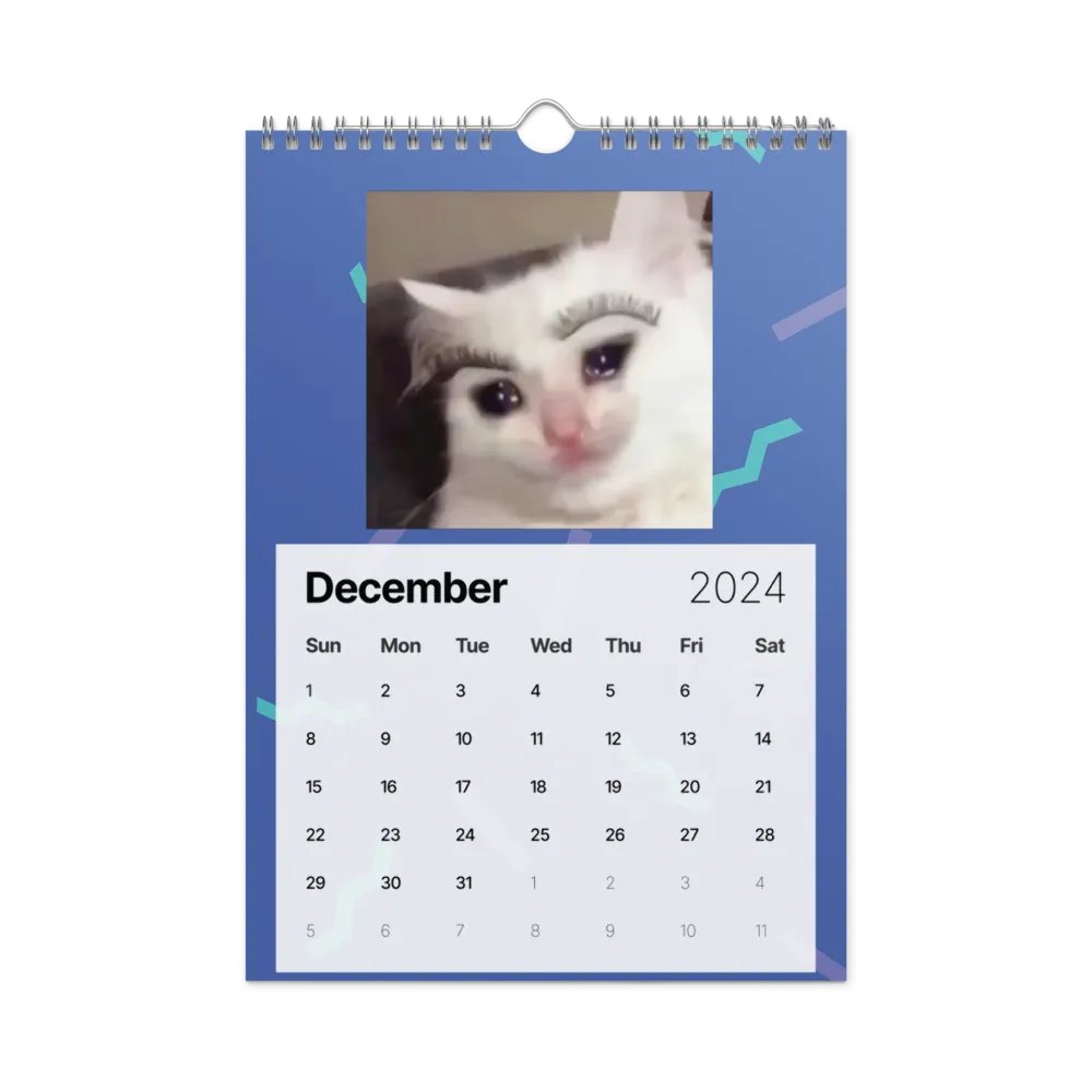 Wall Calendar (2024): Meme Cats product image (6)