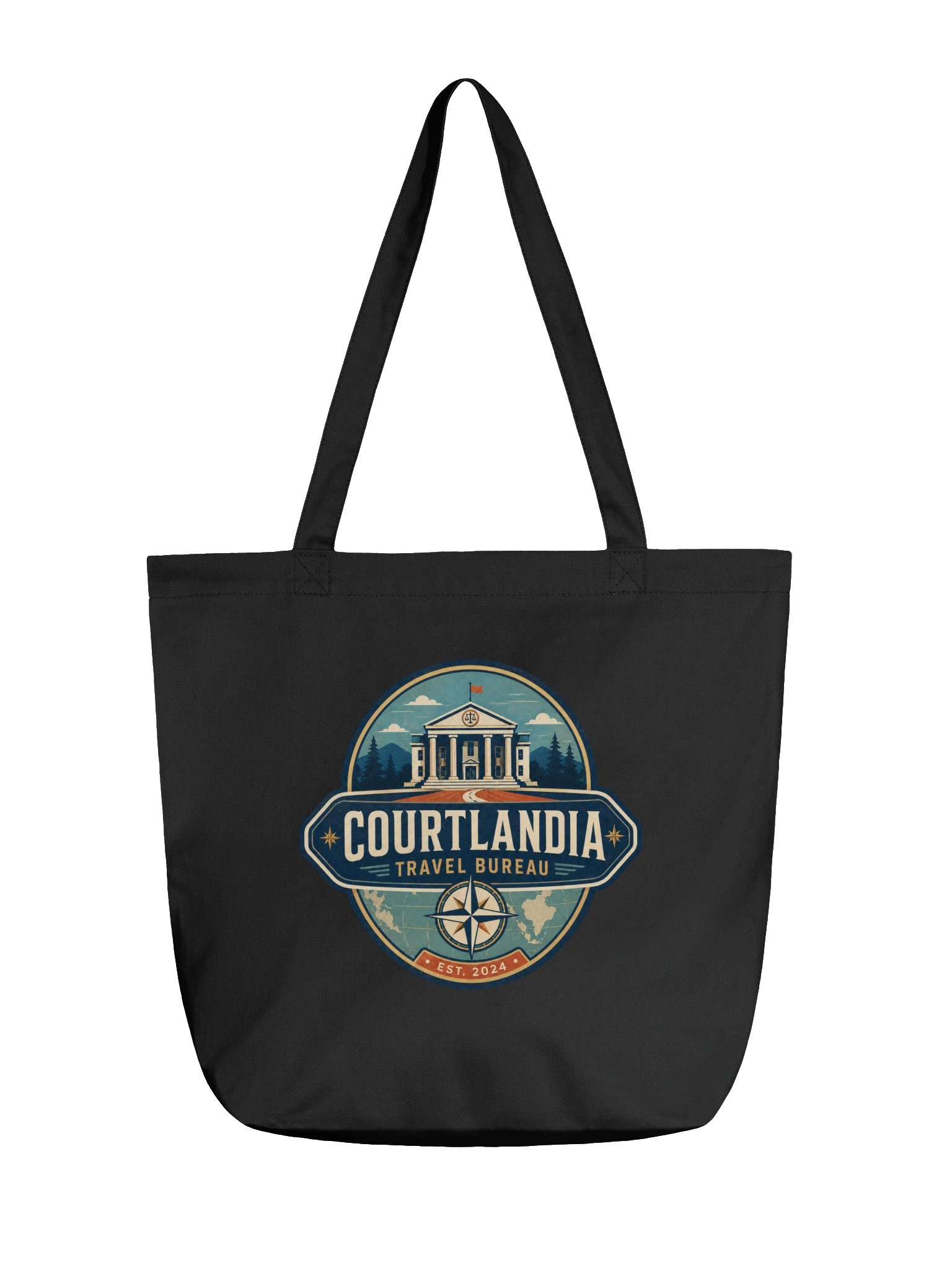Courtlandia Travel Bureau Tote Bag product image (2)