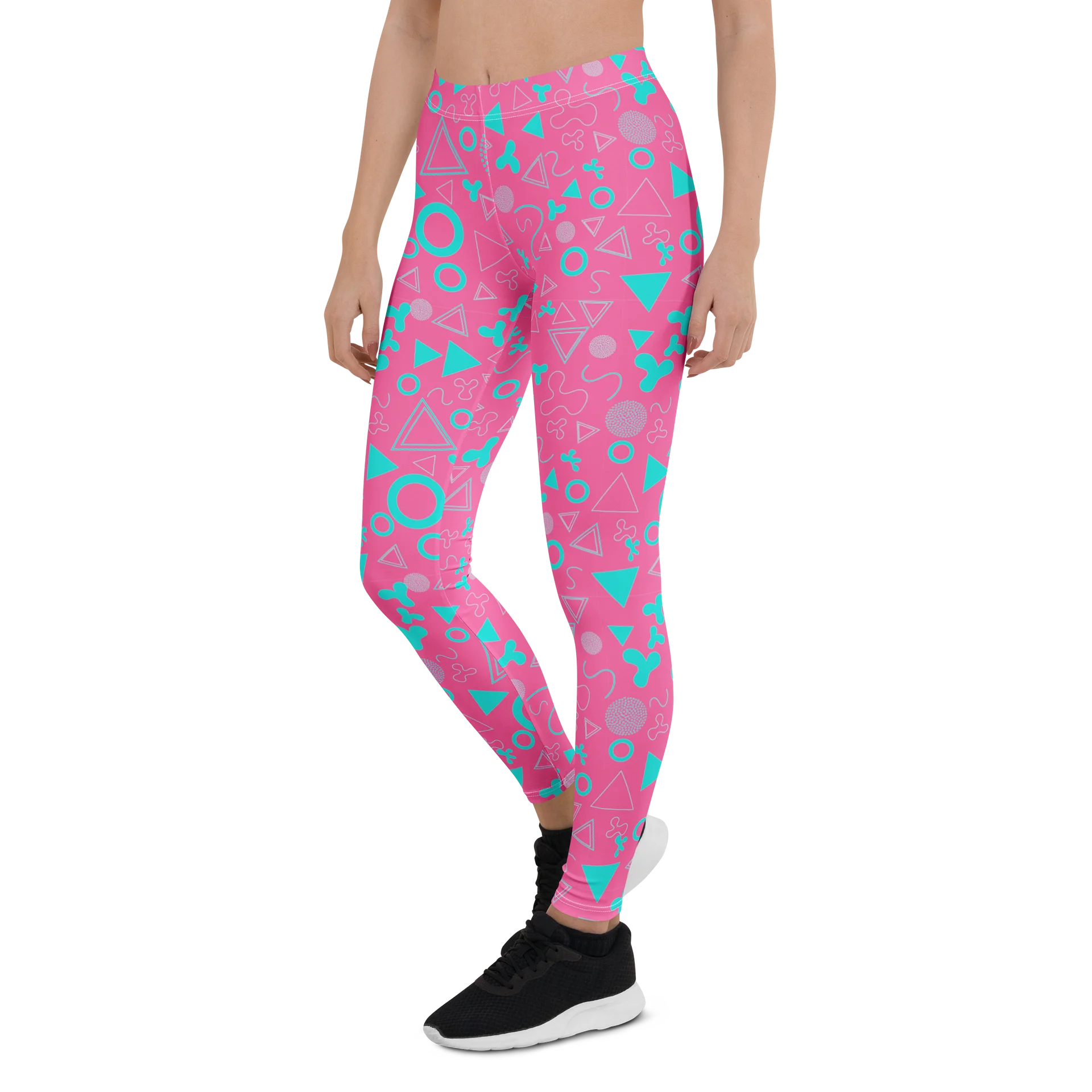 Fashion-Forward Vibrant Geometry Leggings for Daily Wear product image (3)