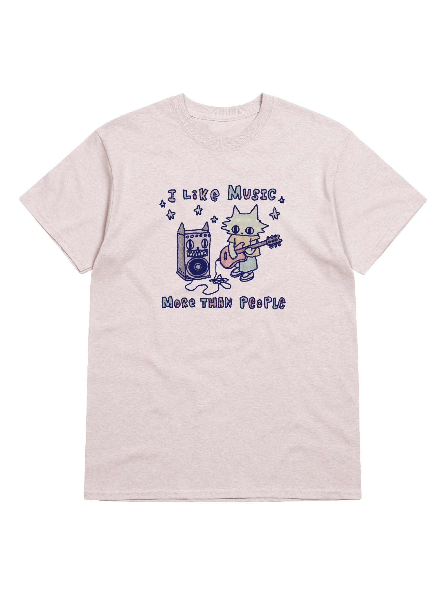 ANTI SOCIAL MUSIC LOVER TEE product image (1)