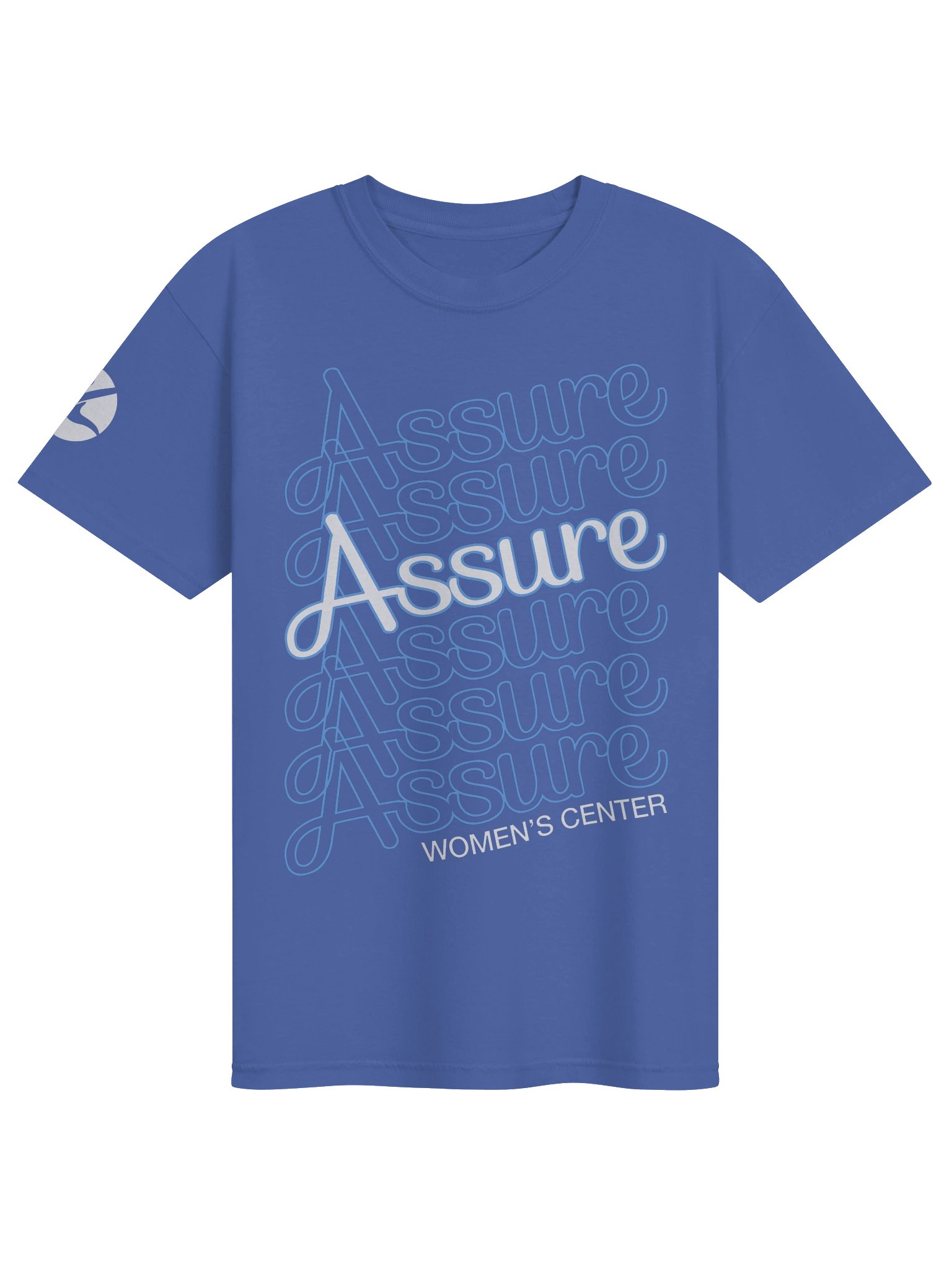 Assure Blue Retro Tee product image (1)