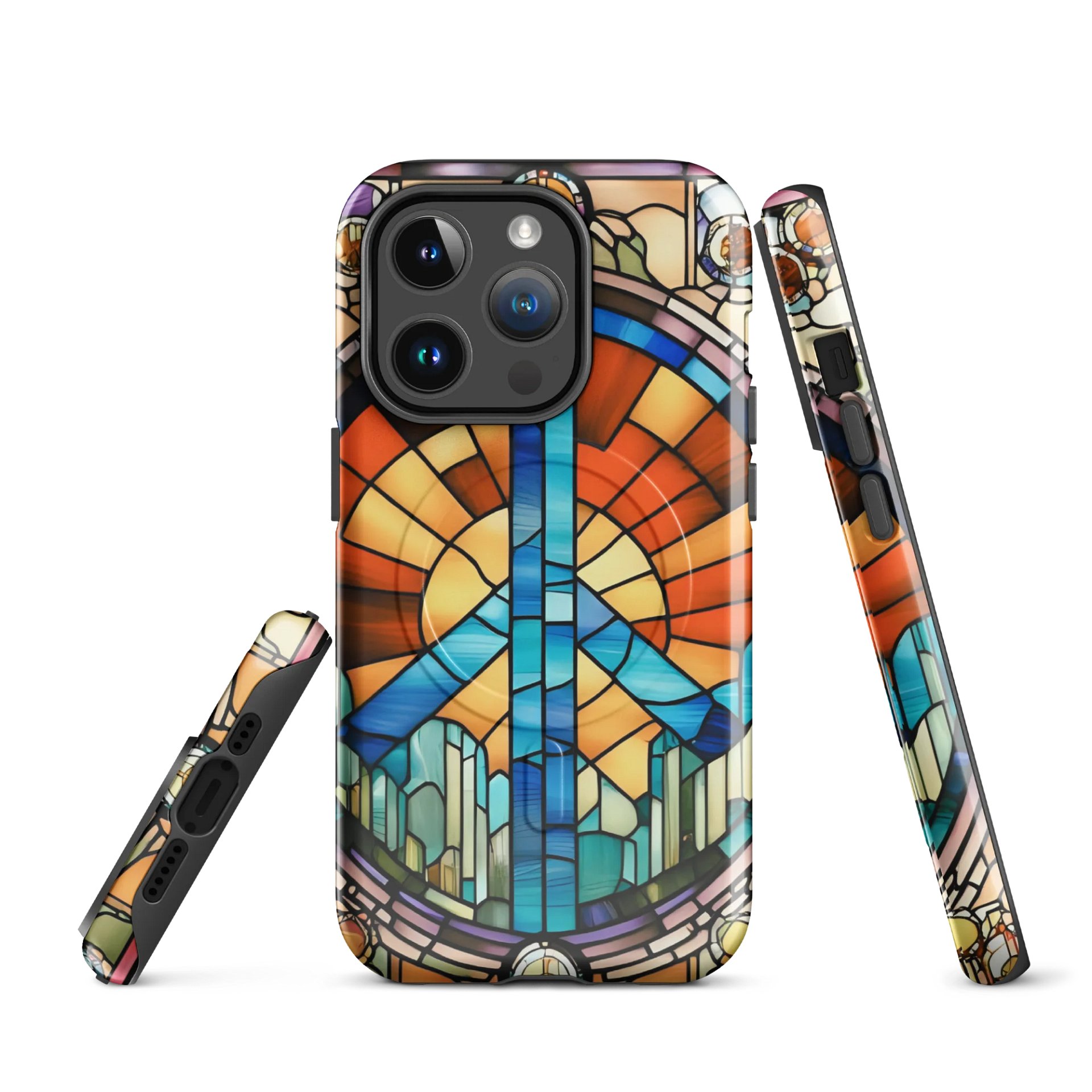 Peaceful Vibes Stained Glass iPhone Case product image (3)