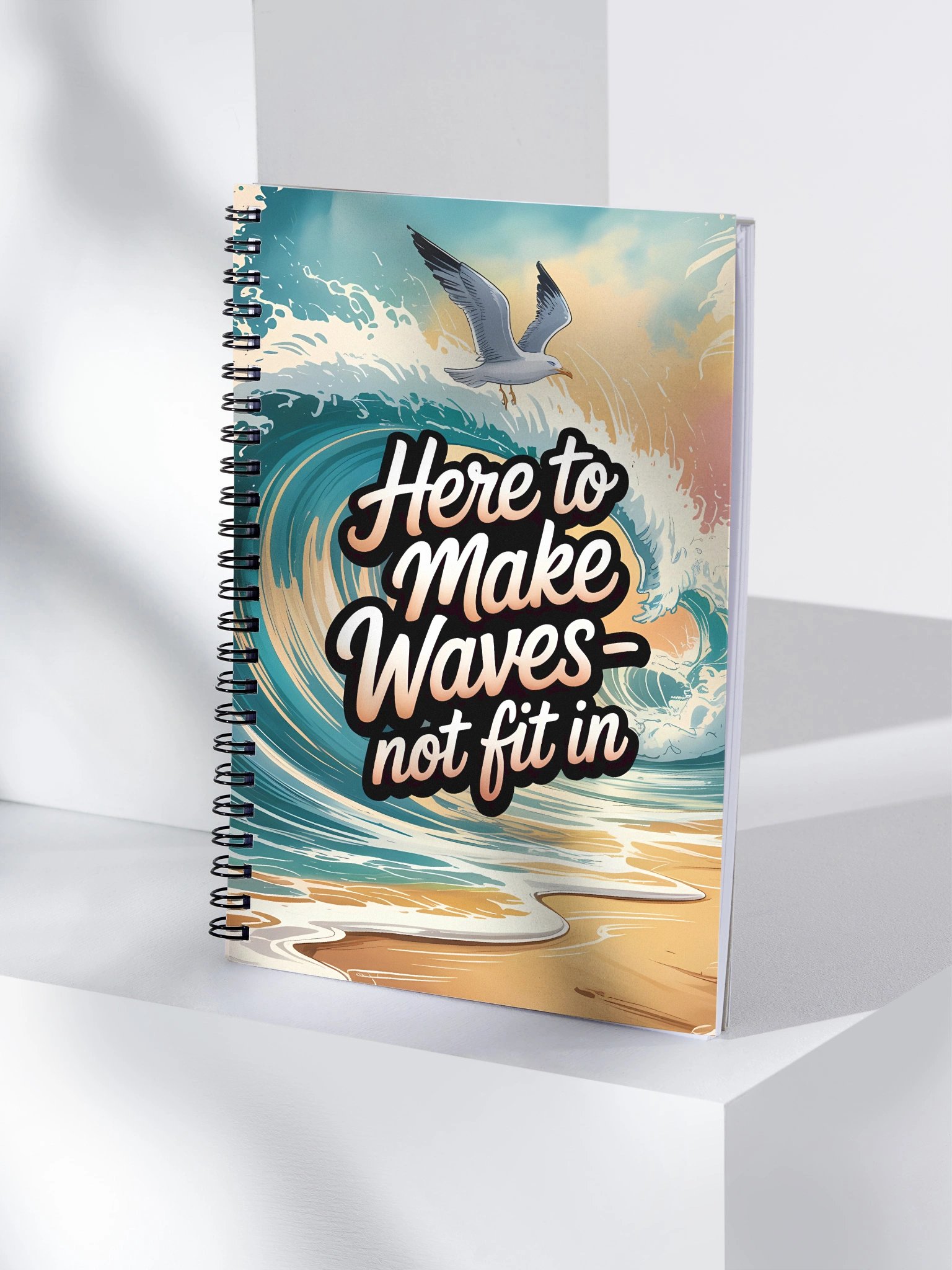 Here to Make Waves Human Design Manifestor Notebook product image (4)