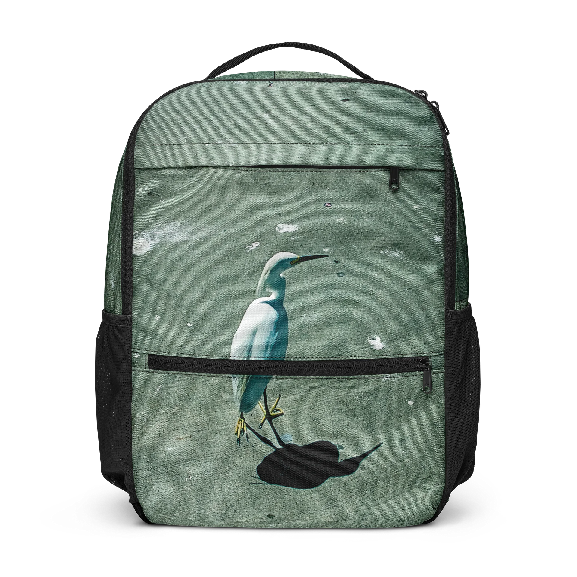 Snowy Egret Laptop Backpack product image (1)