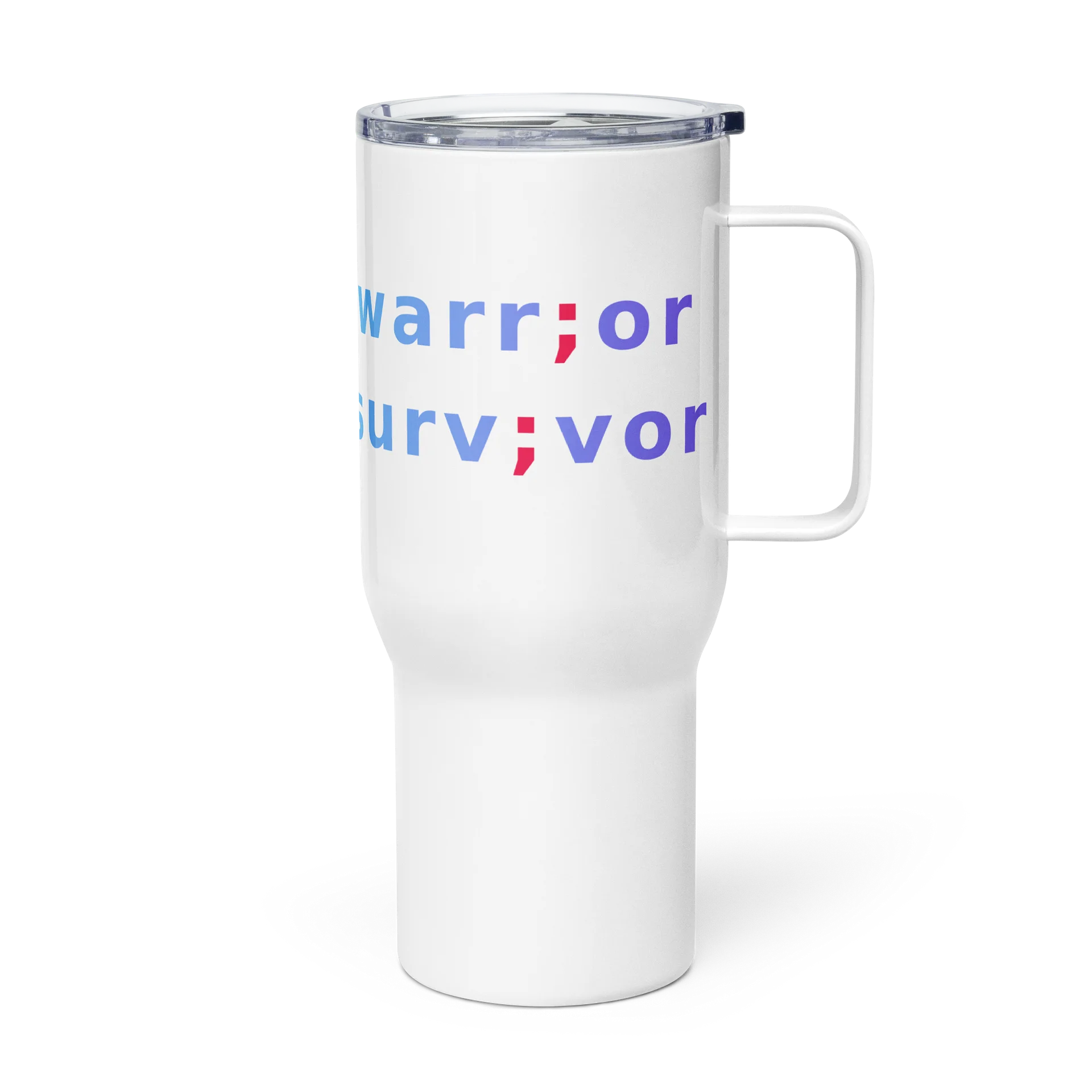 Warrior / Survivor — Bree Fury Travel Tumbler product image (3)