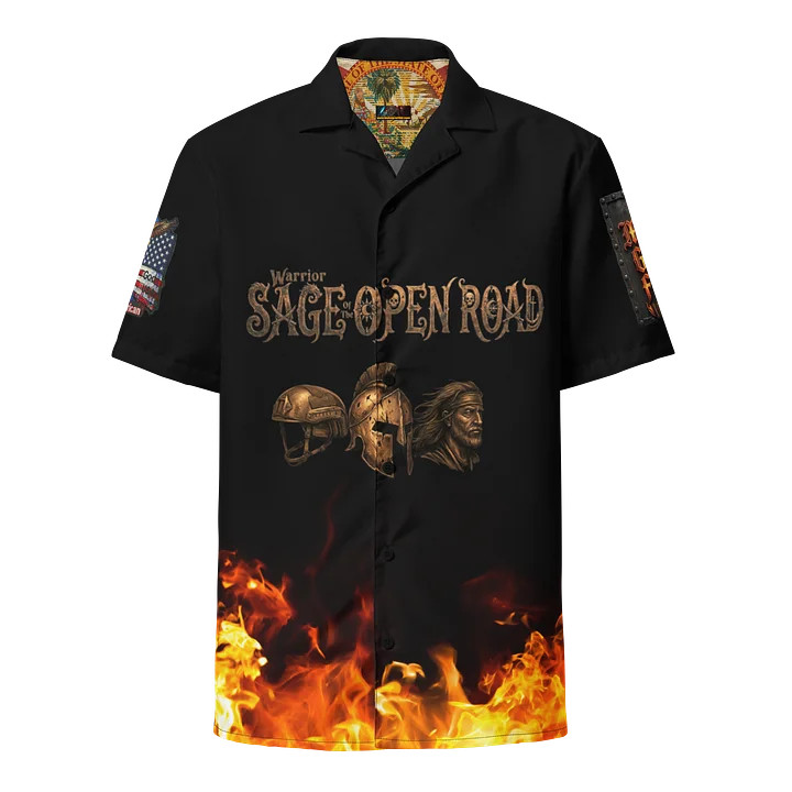MötoGraffitti Warrior Sage of the Open Road Club Shirt product image (1)