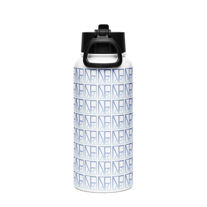 Frenchkittie Name Logo Stainless Steel Water Bottle product image (2)