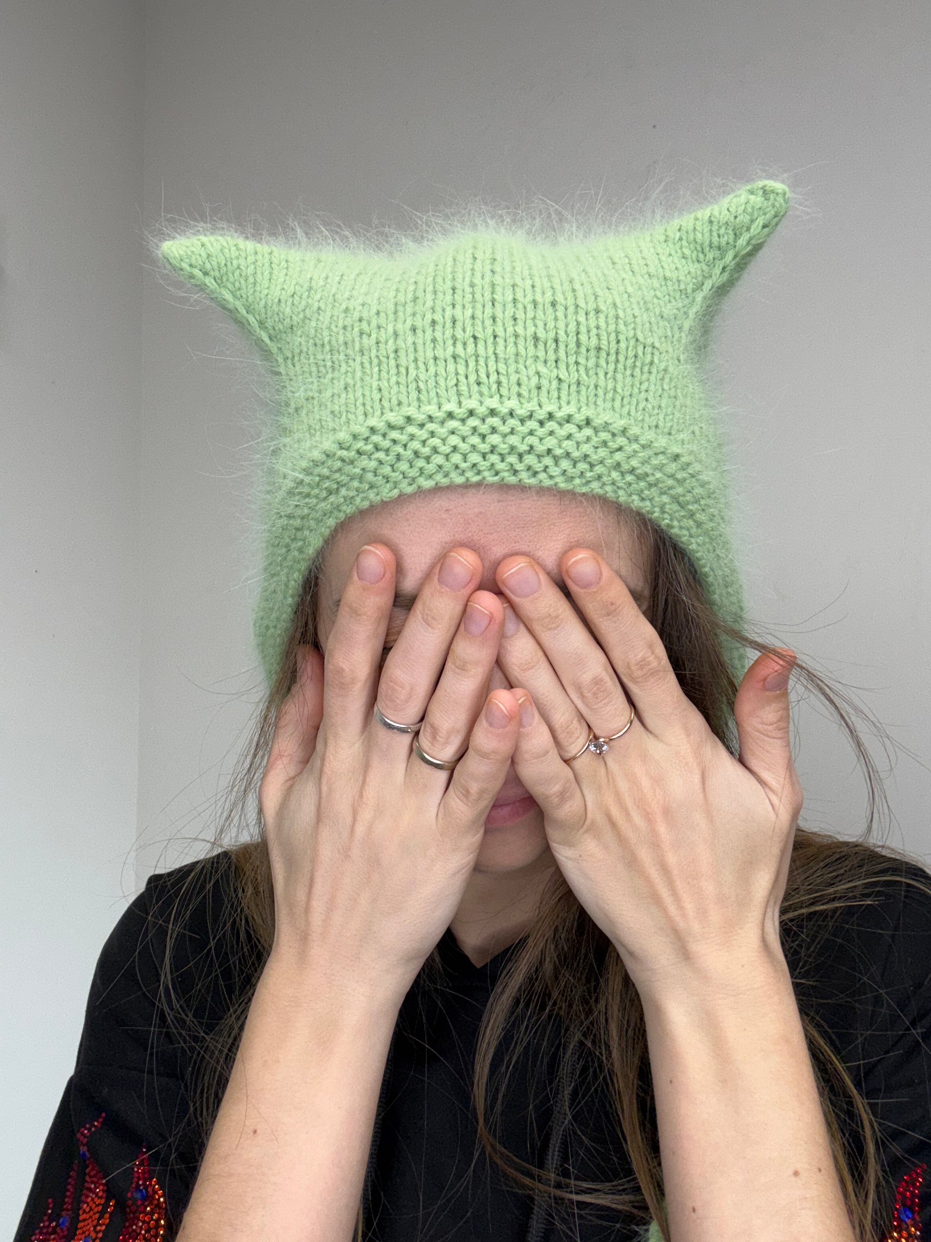Knit Kitty Style Hat Pattern product image (4)