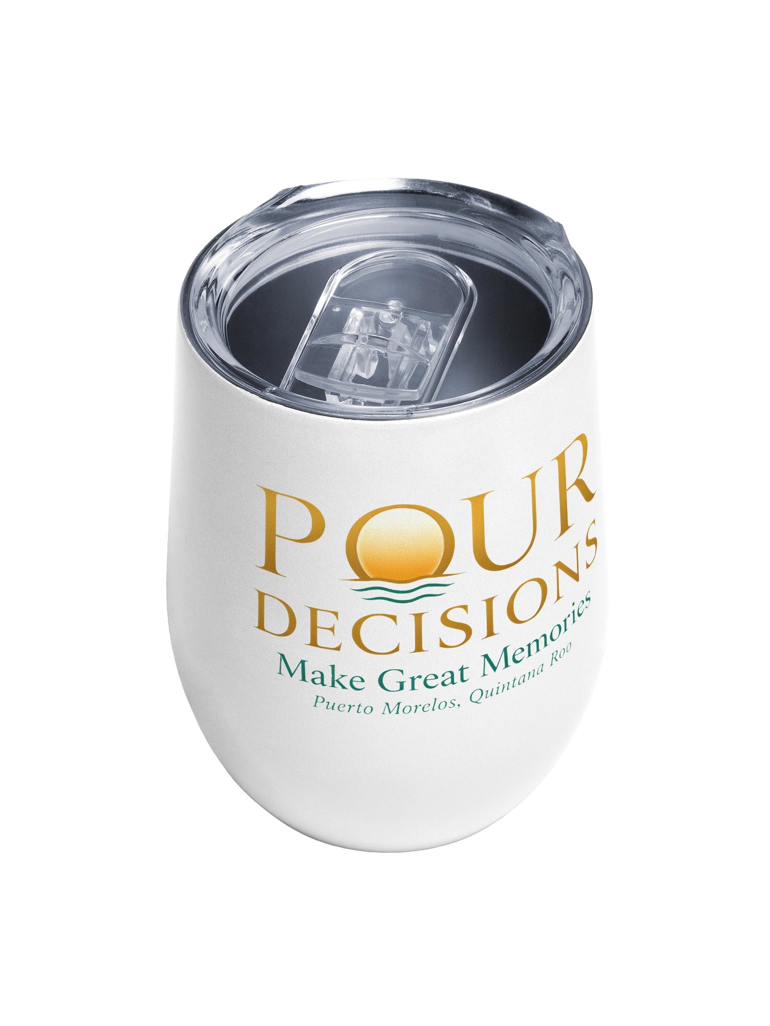 Pour Decisions Make Great Memories Wine Tumbler product image (2)