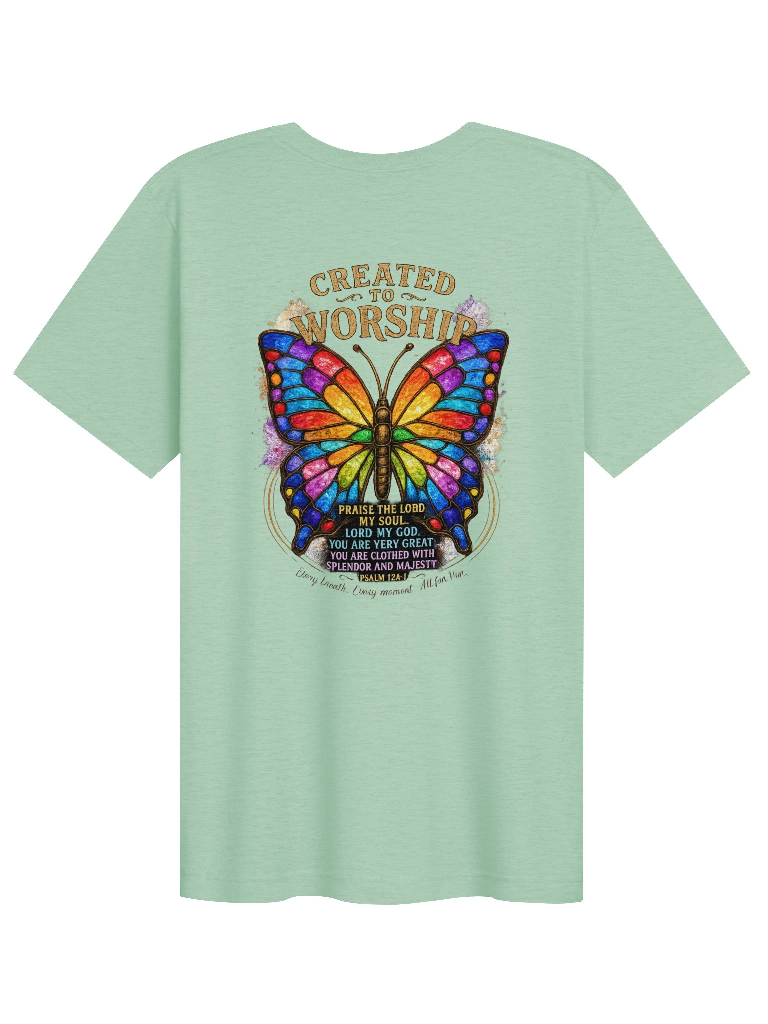 Created to Worship - front/back print product image (116)