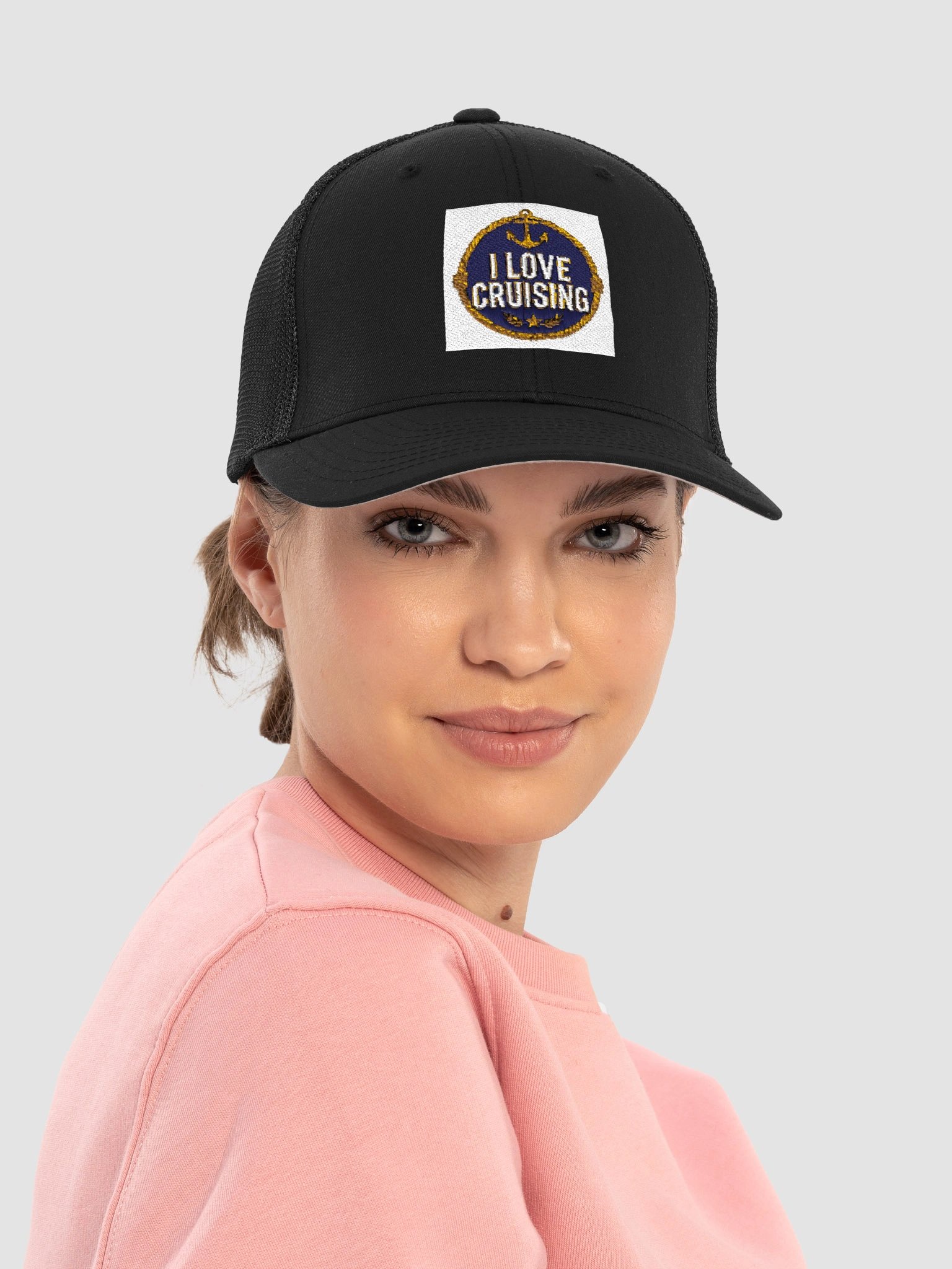 I Love Cruising Flexfit Trucker Hat product image (5)