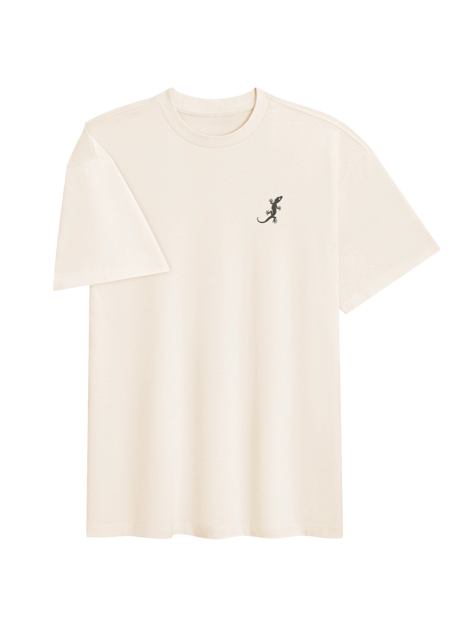 Gecko Oversized Tee Vintage White / White product image (3)