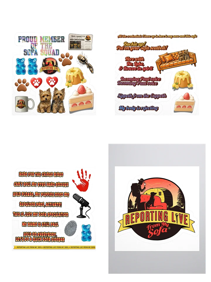Sofa Squad Sticker Bundle Pack product image (2)