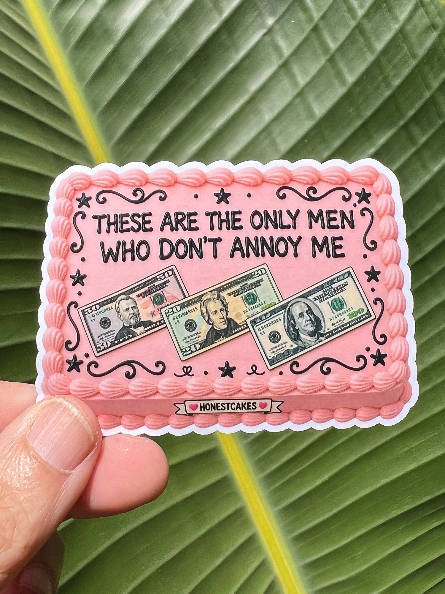 VINYL STICKER: These Are The Only Men Who Don't Annoy Me - FREE SHIPPING product image (1)