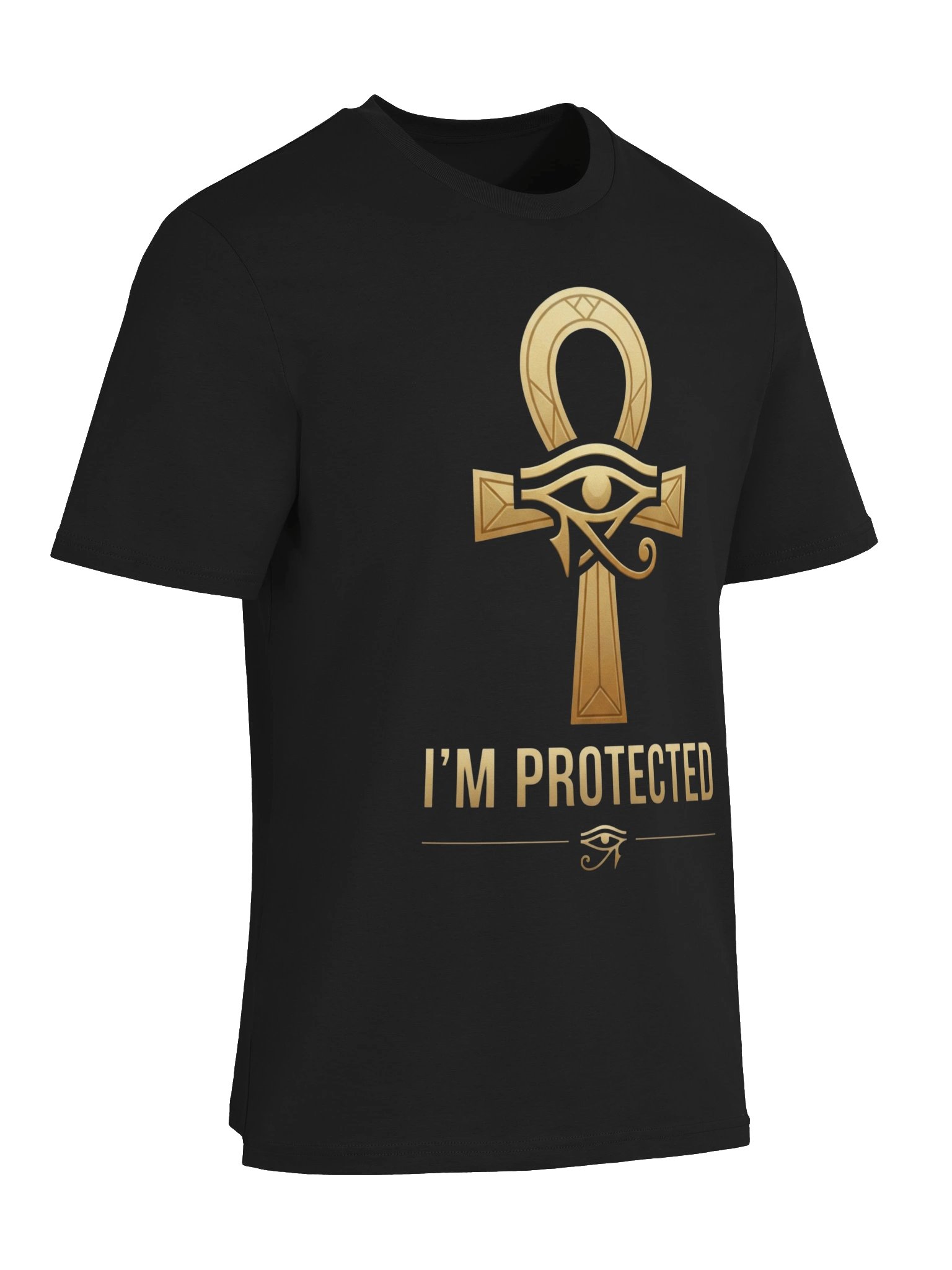 I'm Protected Ankh & Eye of Horus T-Shirt – Ancient Egyptian Protection Symbol Tee | Spiritual Awakening Unisex Shirt product image (6)