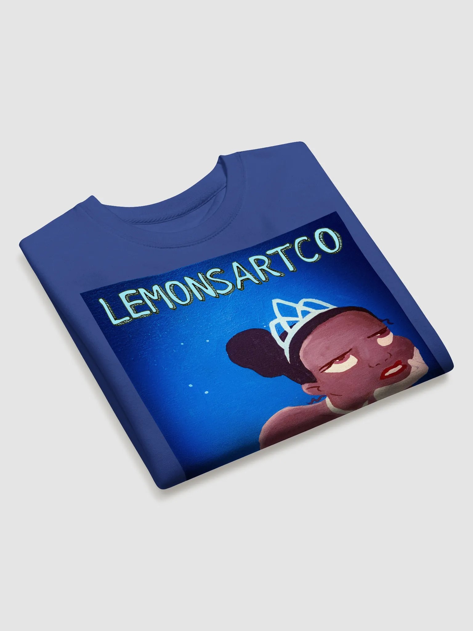 Princess Tiana Blue Dress Premium Sweatshirt product image (3)