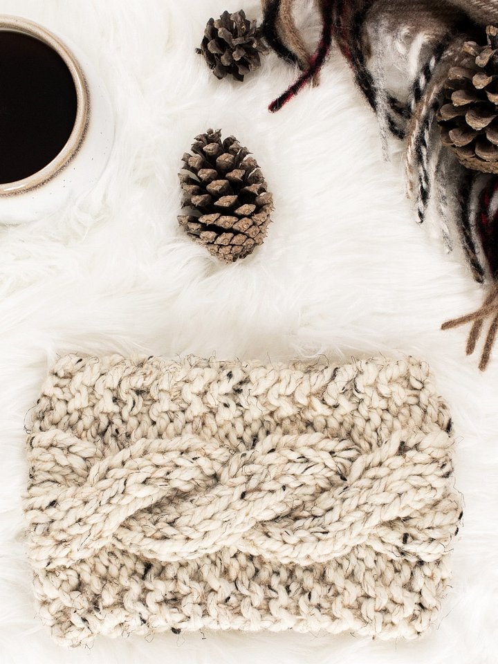 Easy Cable Headband Knitting Pattern - Friendship product image (2)