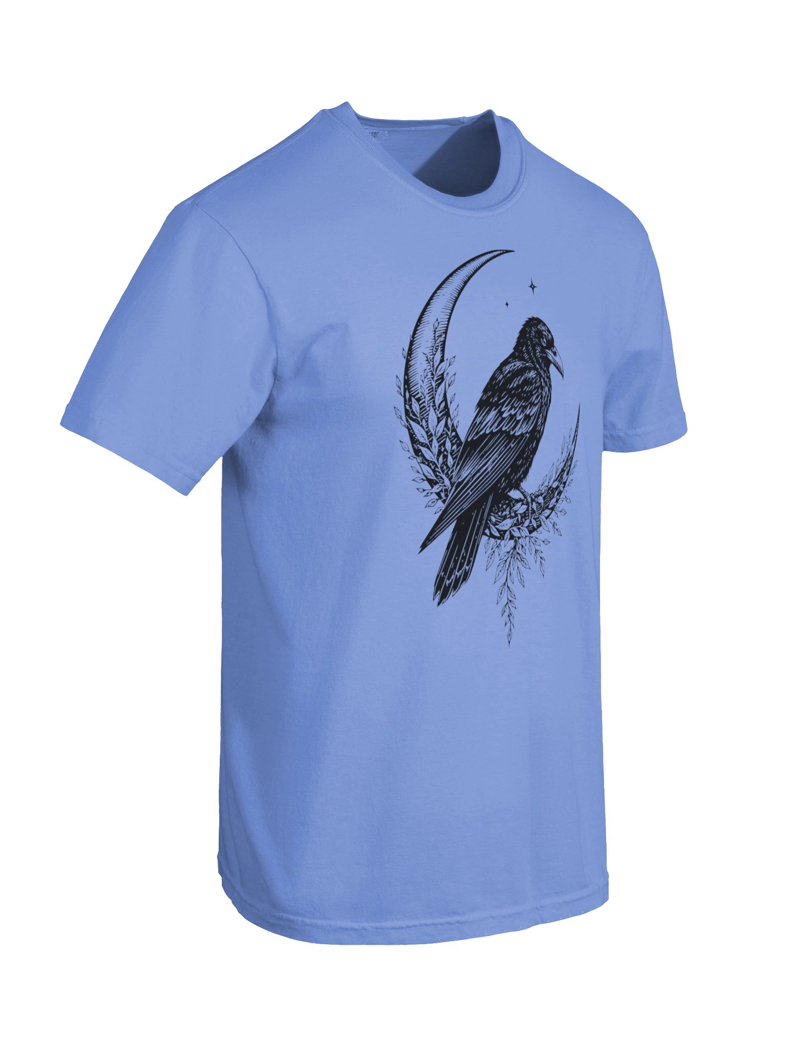 Celestial Raven Graphic T-Shirt product image (47)