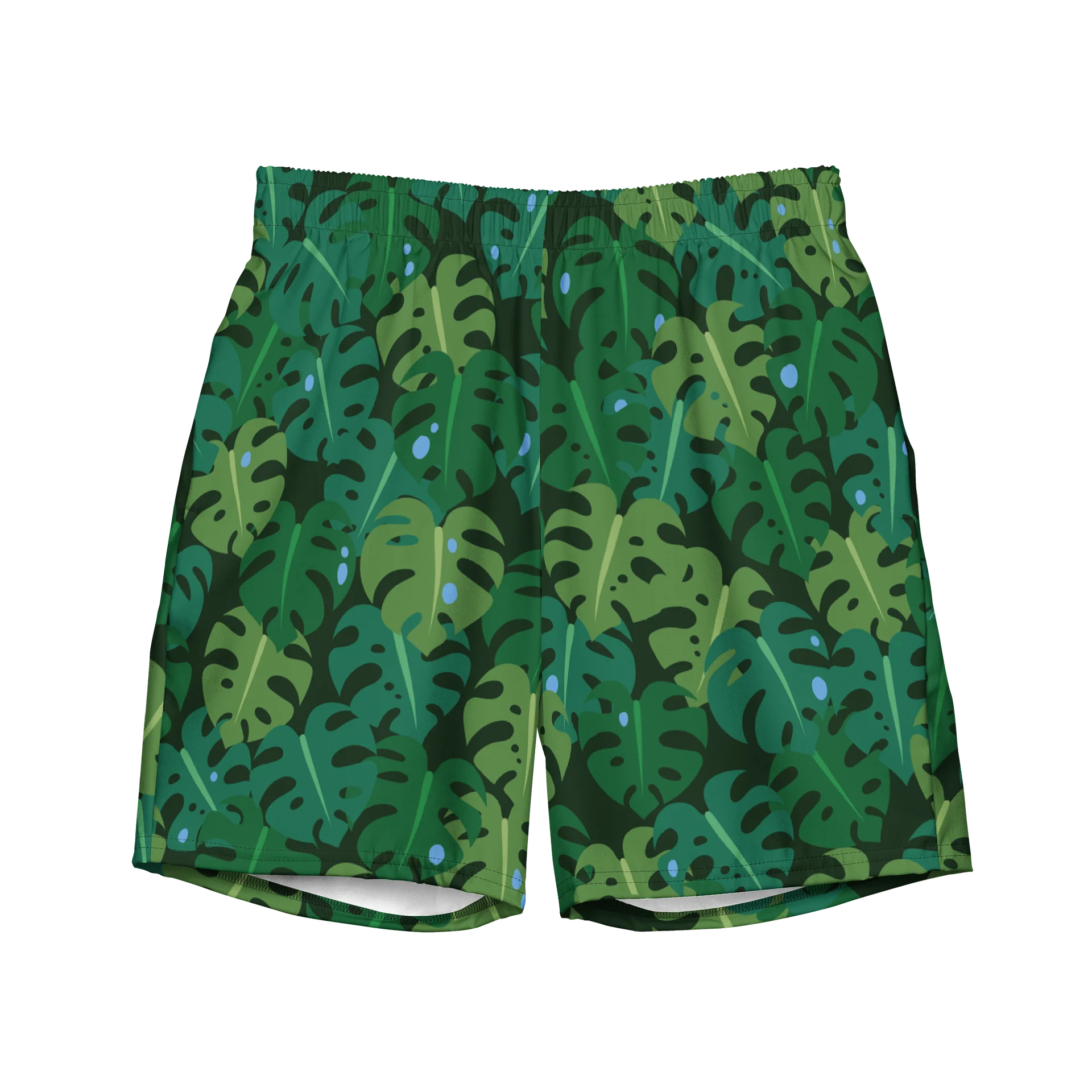 Jungle Leaves Swim Trunks product image (6)