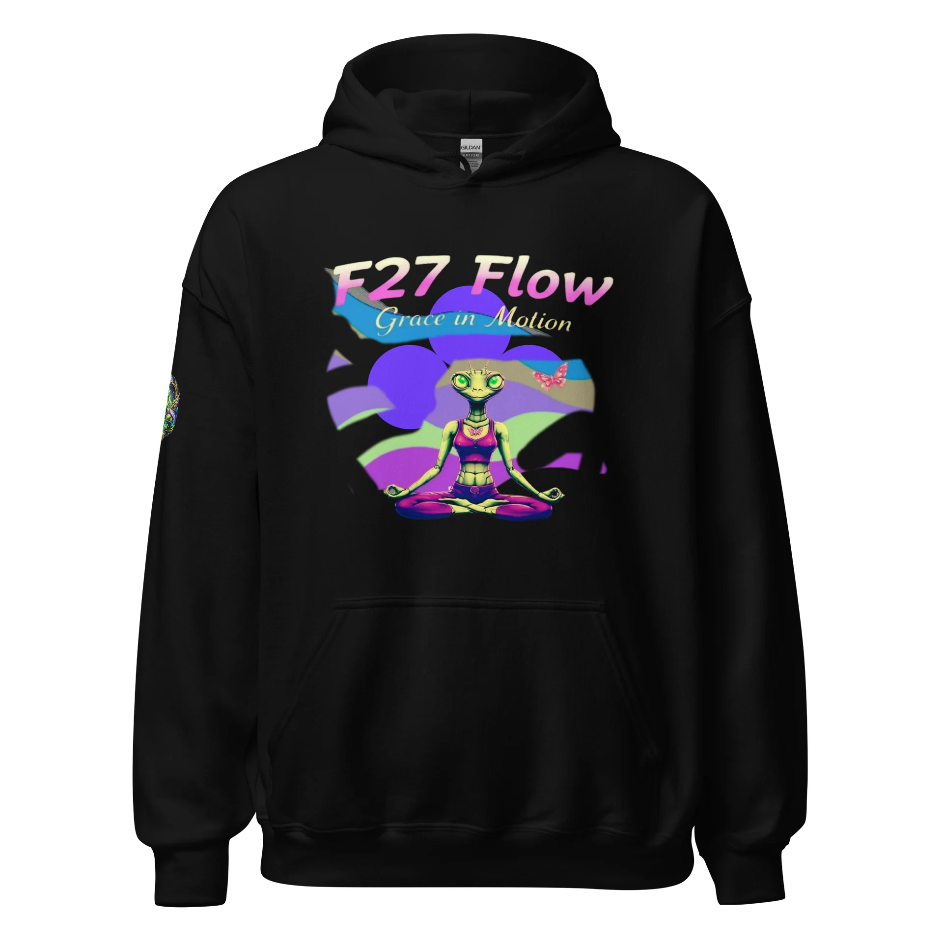 F27 Flow – Grace in Motion Butterfly Hoodie By FayzieBobs product image (1)