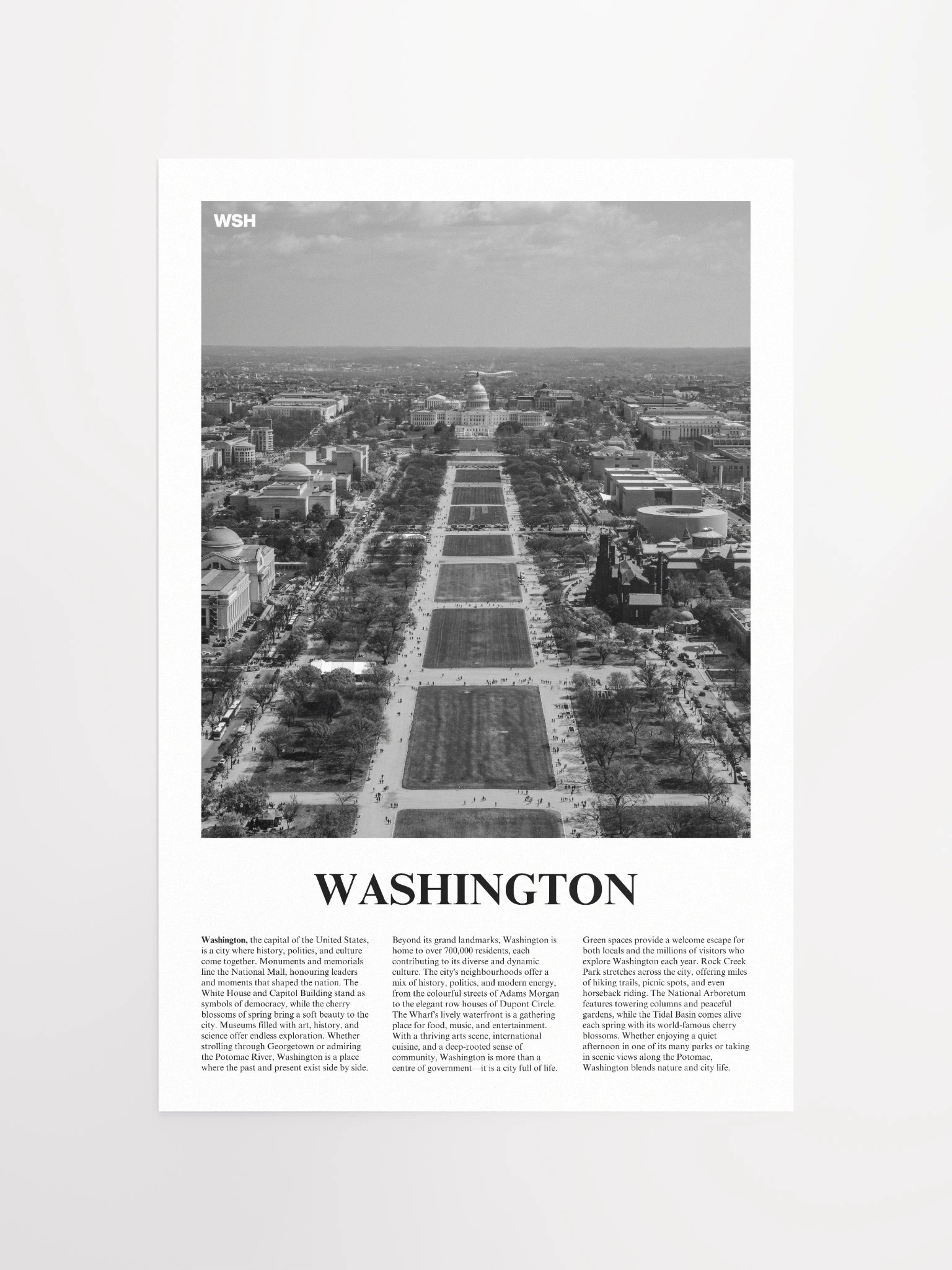 Washington 03 Newspaper Poster product image (11)