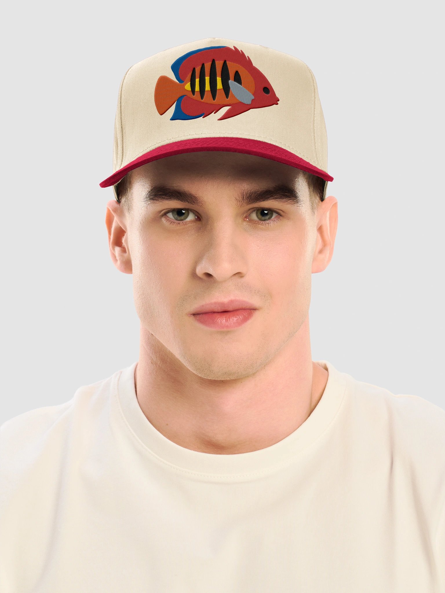 Flame Angelfish Mid-Profile Baseball Cap (Embroidered) for Reef and Marine Aquarium Lovers product image (34)