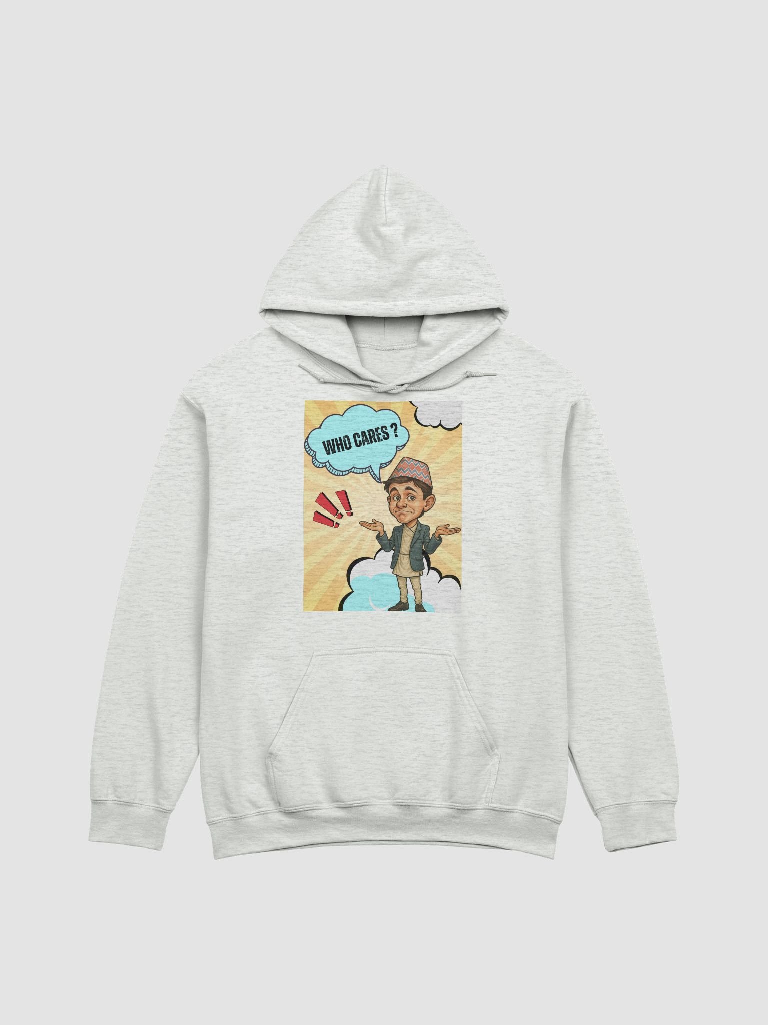 Carefree Shrug Unisex Hoodie product image (9)