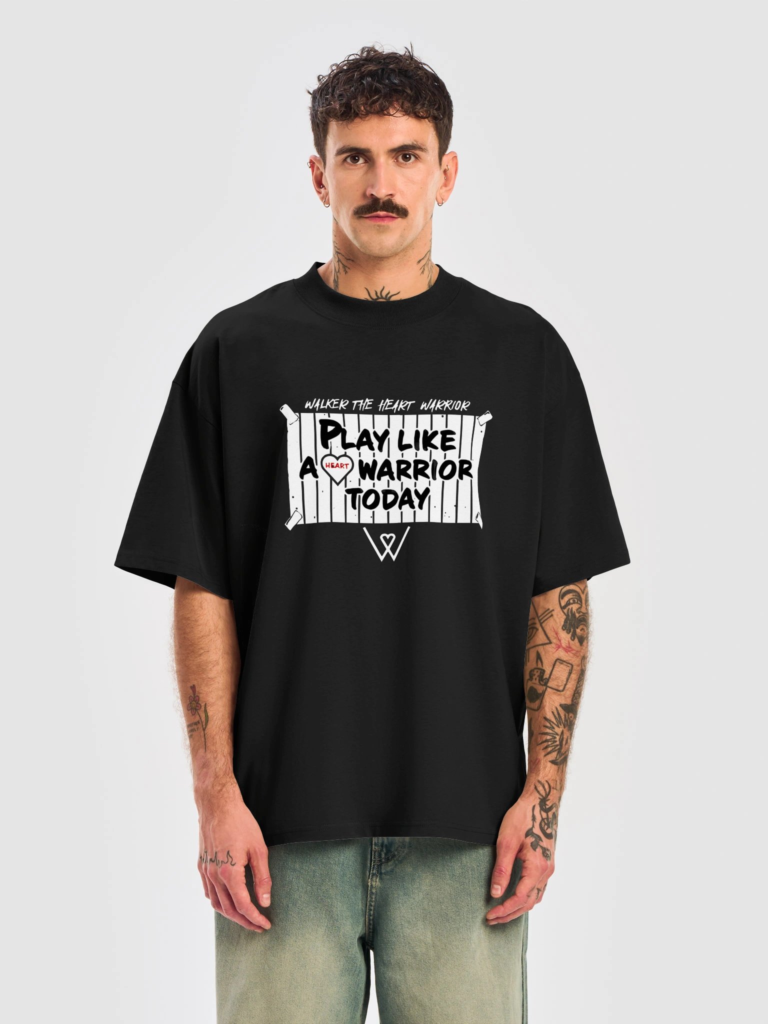 Walker Play Like A Heart Warrior Today Shirt product image (111)