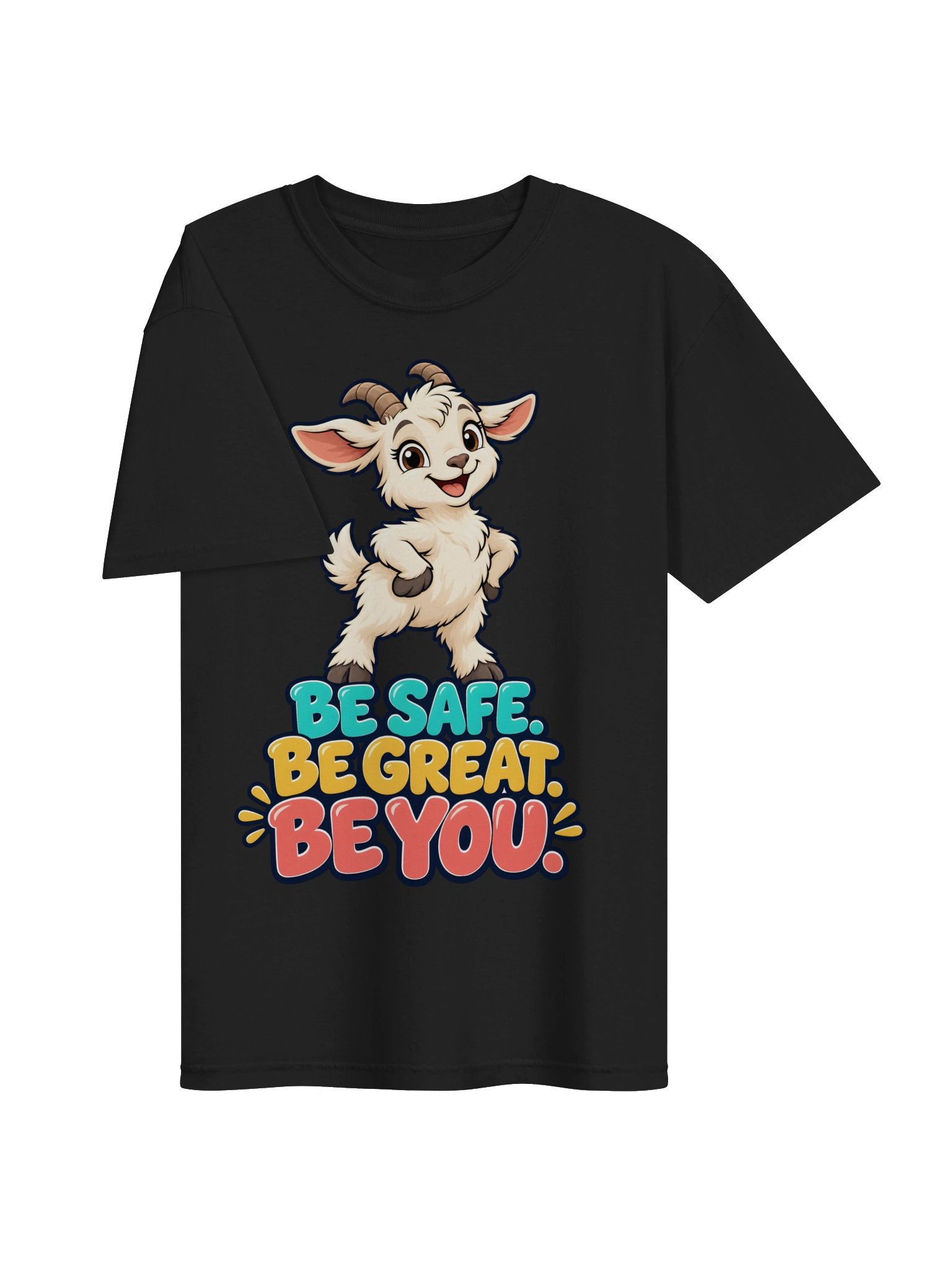 BSGBY Adult Goat Tee — Be Safe. Be Great. Be You. product image (4)