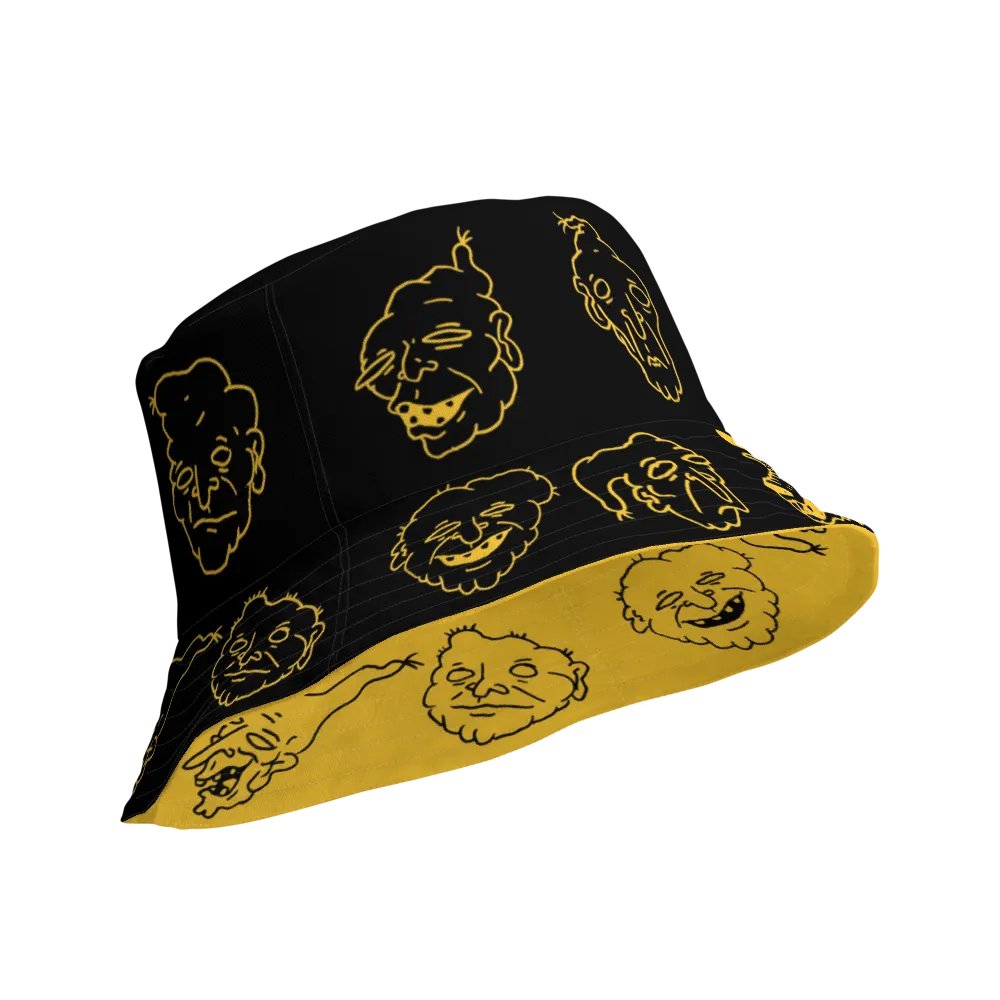 DOODLE BUCKET (YELLOW REVERSABLE) product image (6)