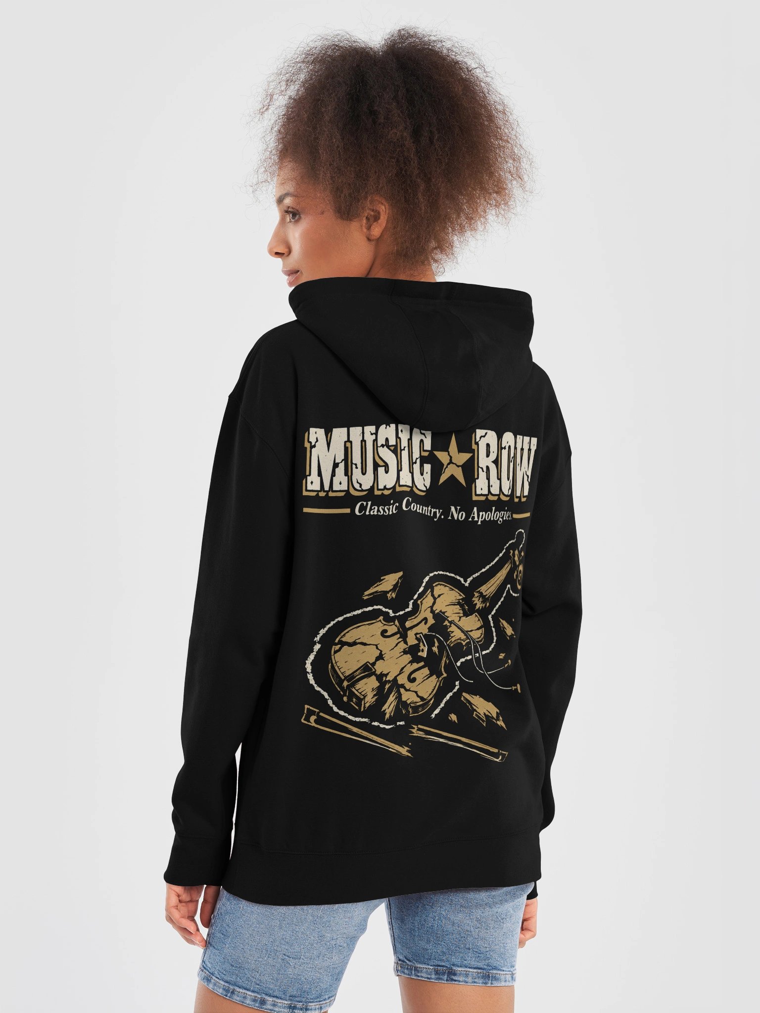 Music Row Busted Fiddle Hoodie - Drop 005 product image (6)