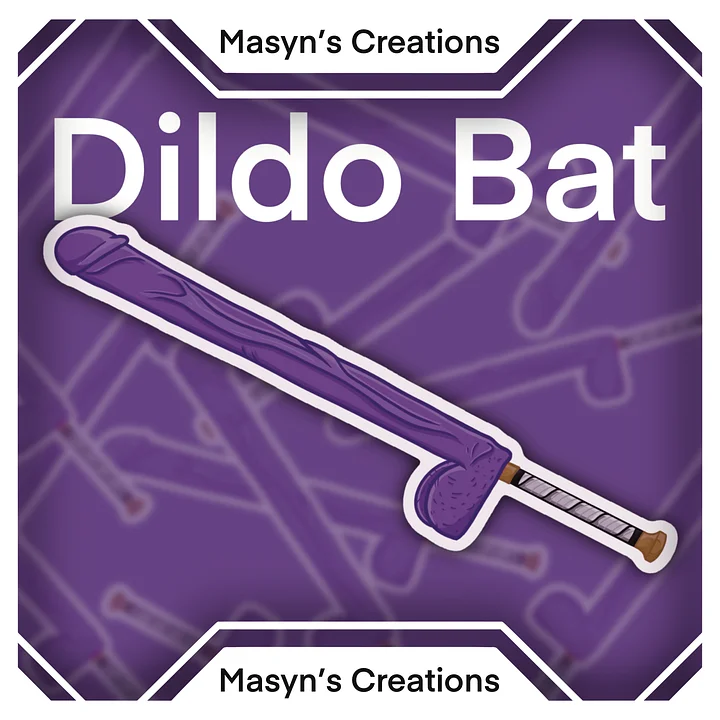 Dildo Bat Sticker product image (1)