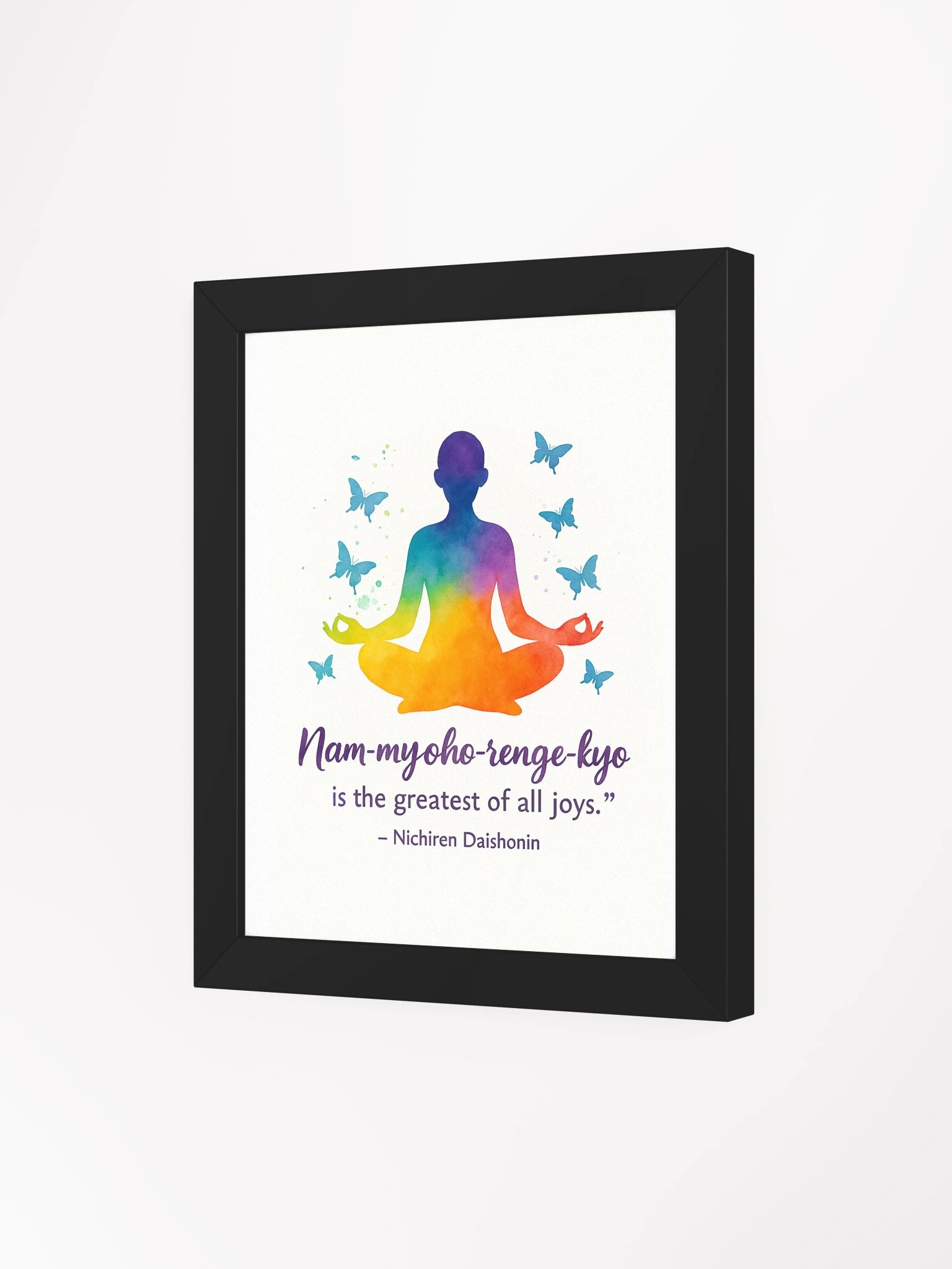 Nam-myoho-renge-kyo Joy Quote Poster product image (3)