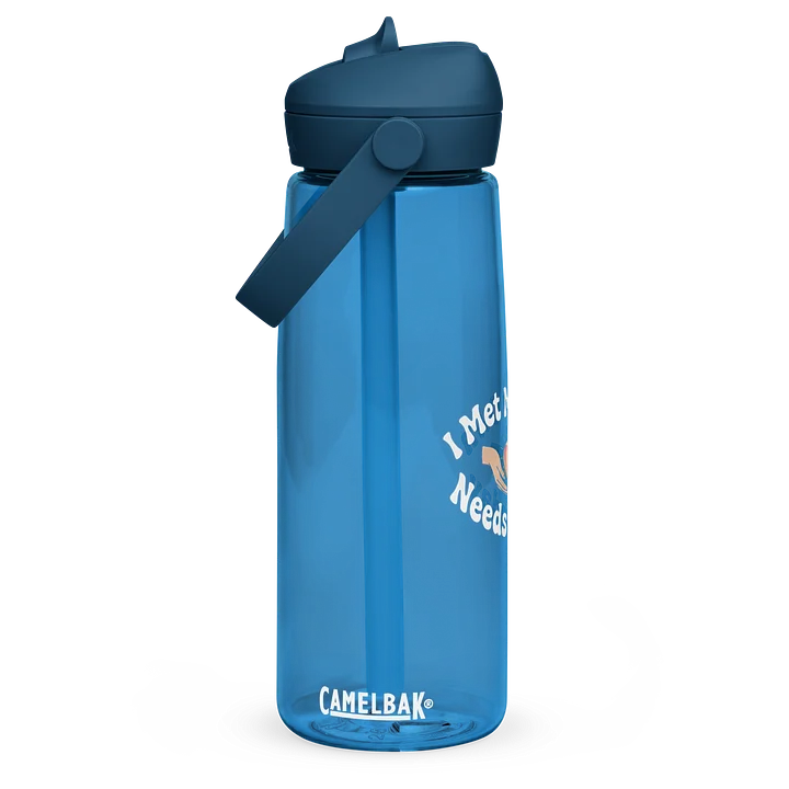 “I Met My Own Needs Today” Blue Water Bottle product image (1)