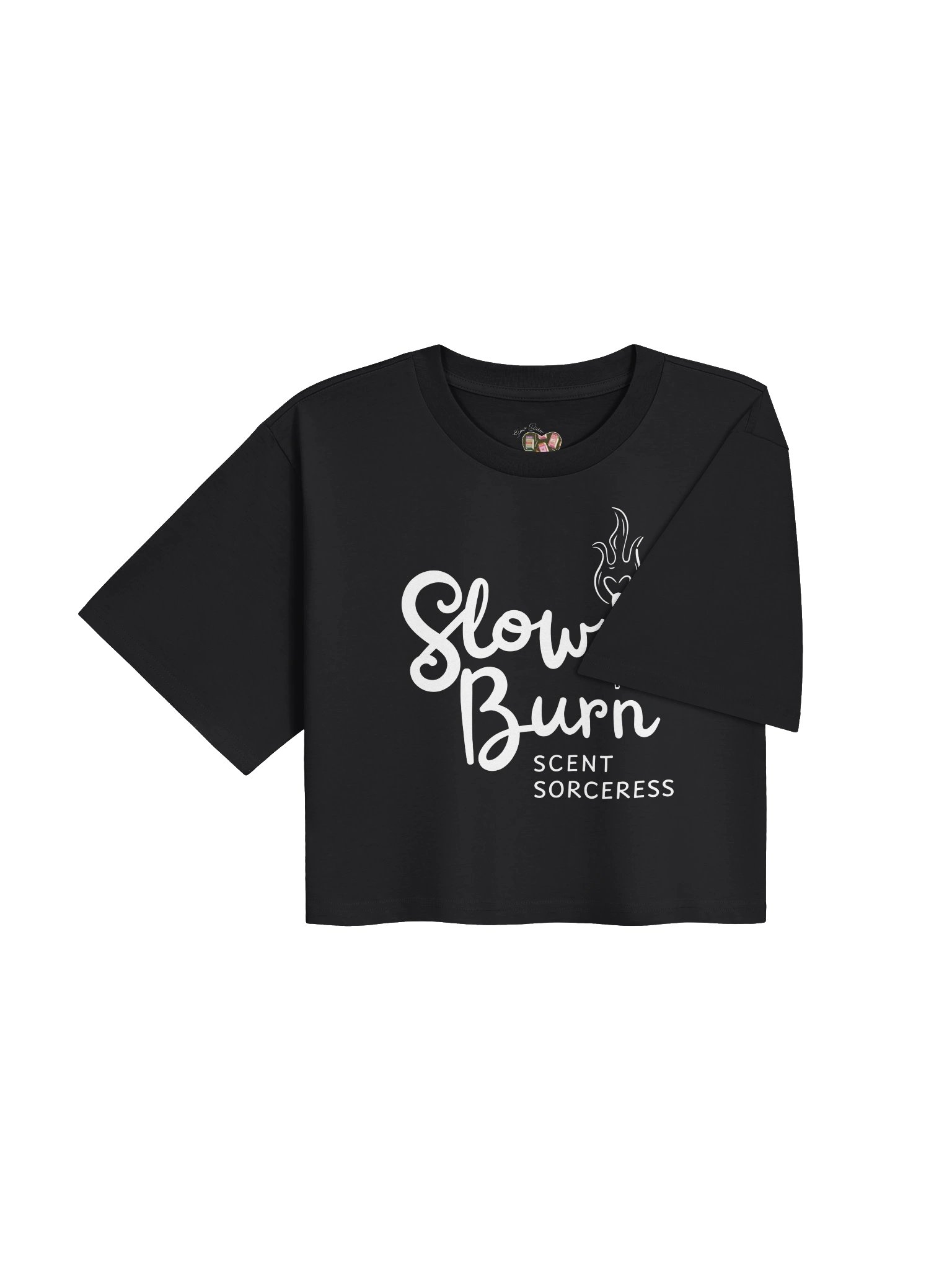 Slow Burn Sorceress | White Logo - Relaxed Crop product image (4)