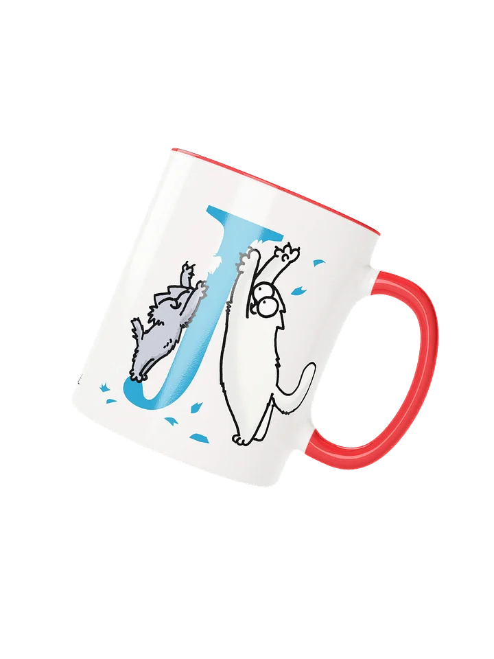 Cat Monogram Mug - J product image (1)