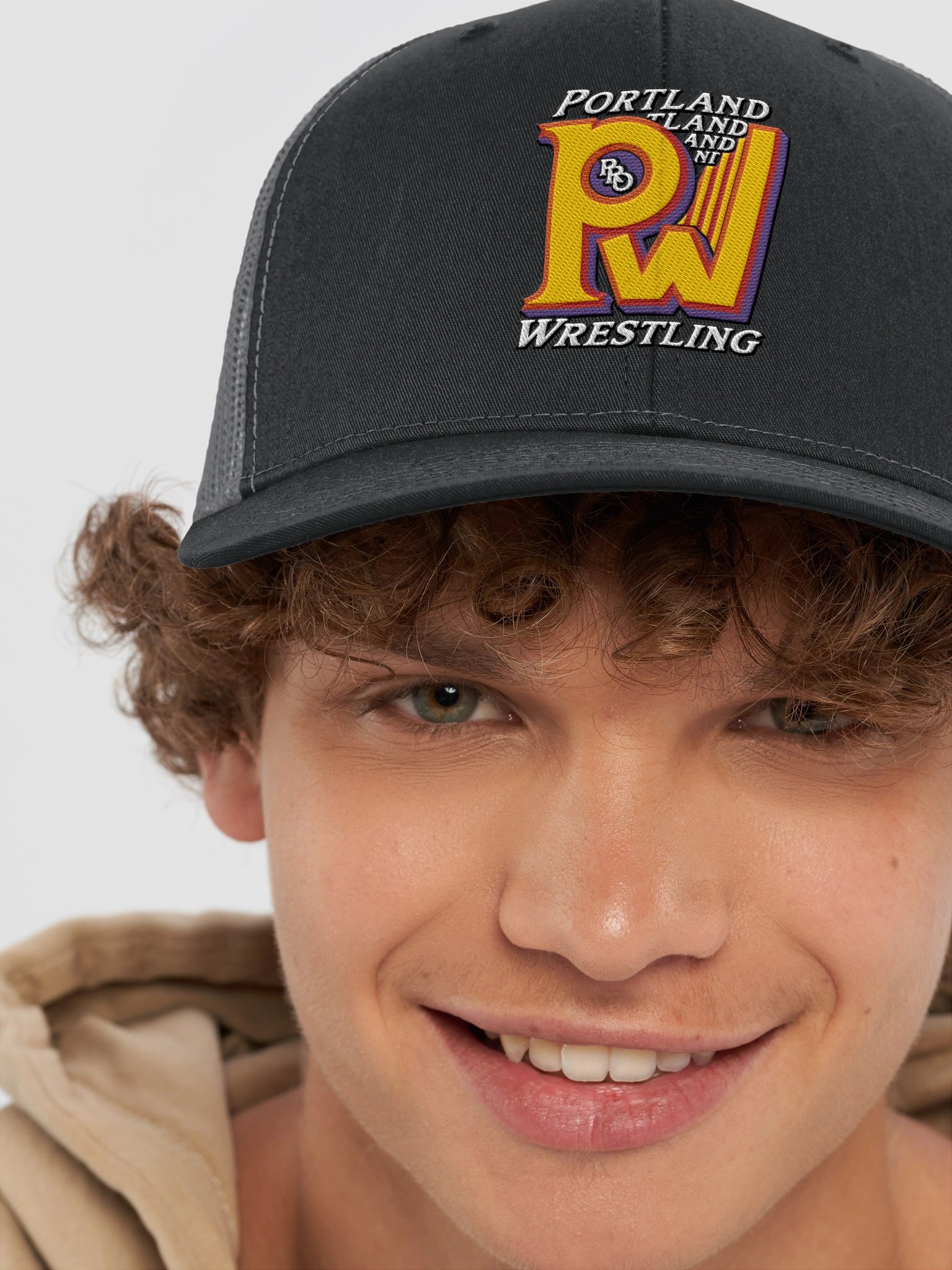Portland Wrestling Trucker Hat product image (39)