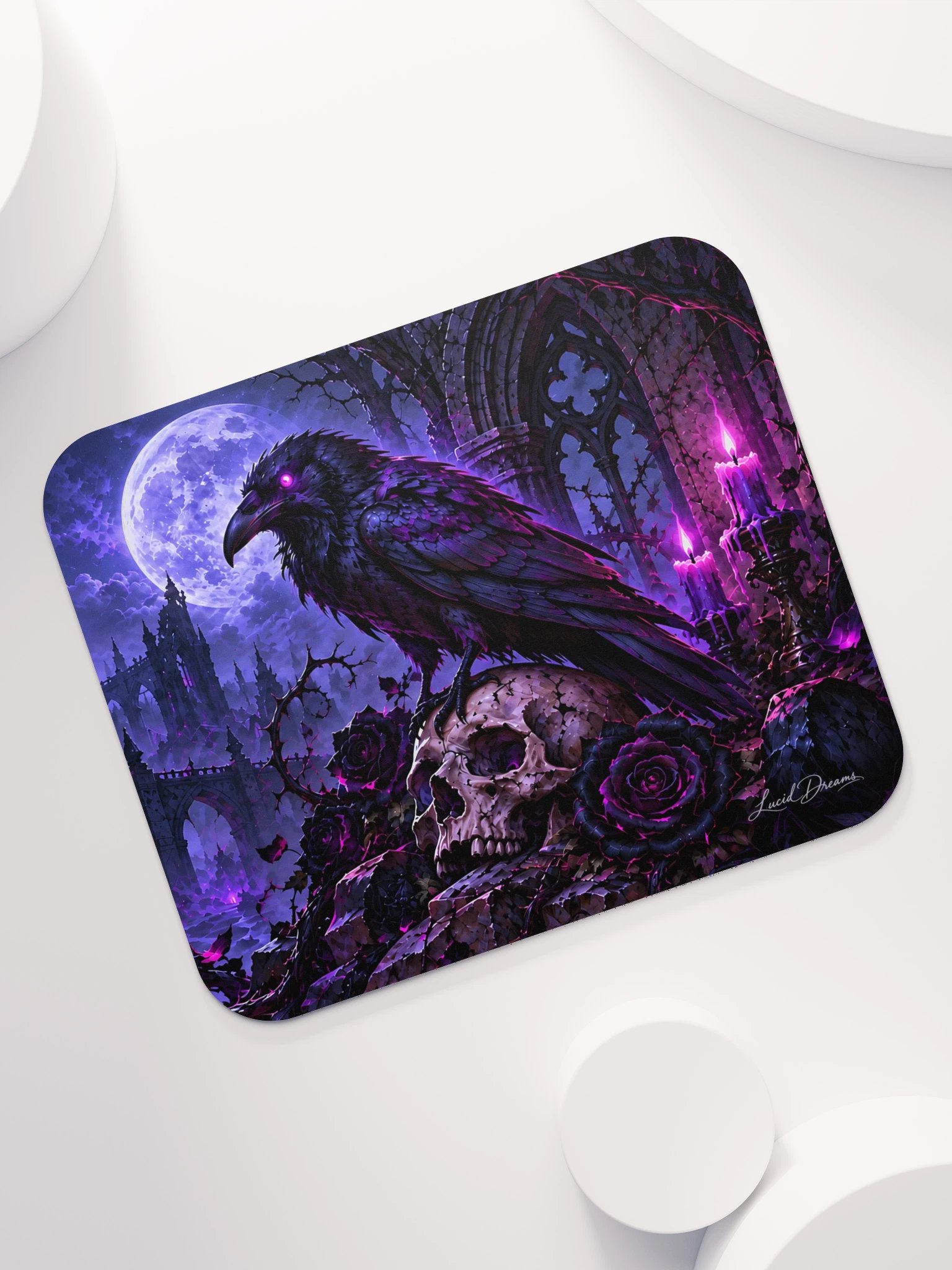The Raven's Reliquary Gothic Mouse Pad product image (7)