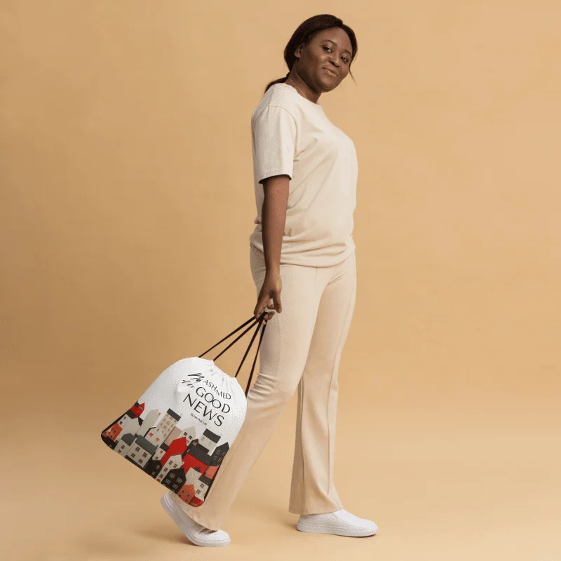 'Not Ashamed of the Good News' Drawstring Bag product image (2)