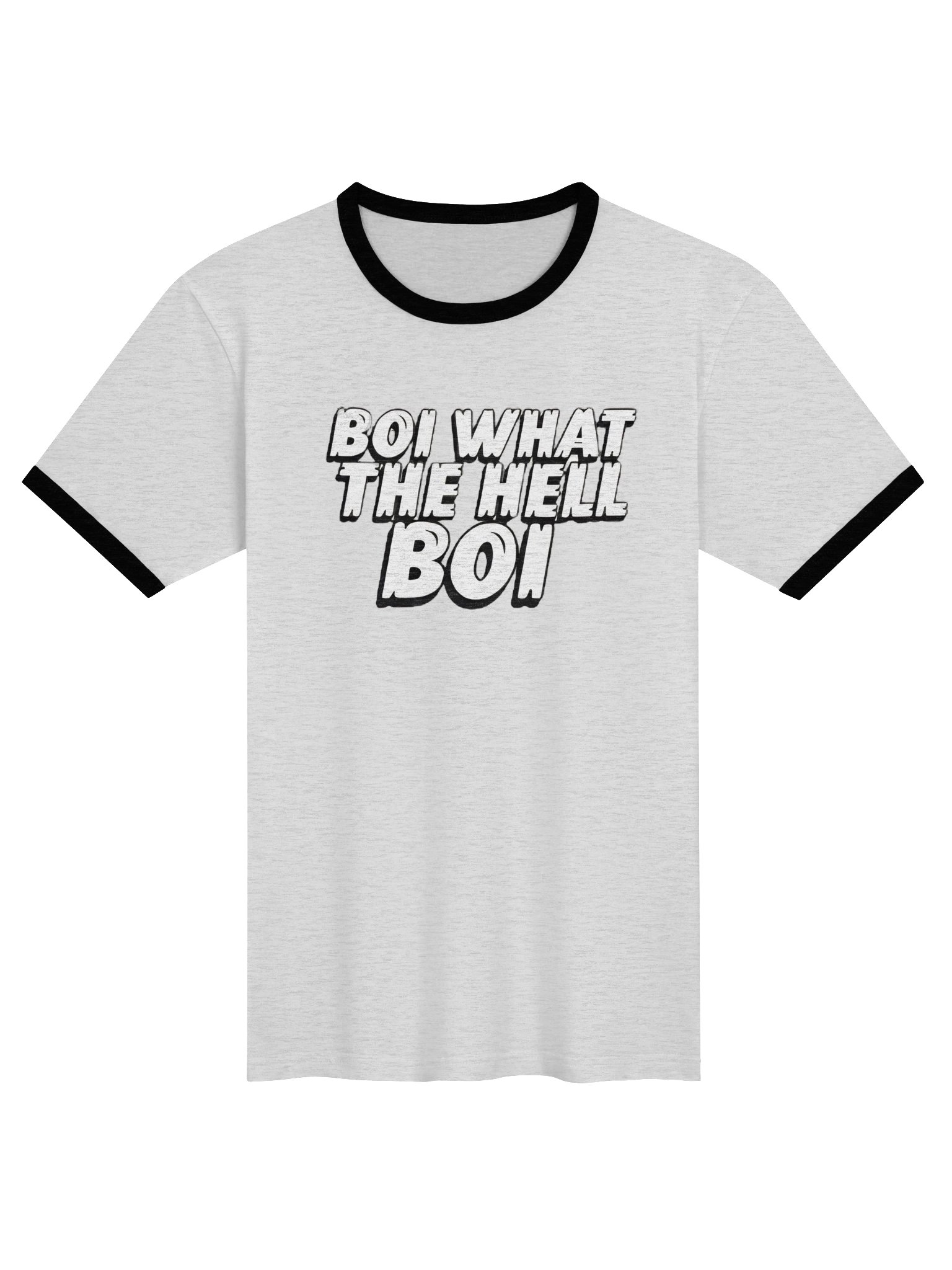 Boi What The Hell Boi Ringer Tee product image (2)