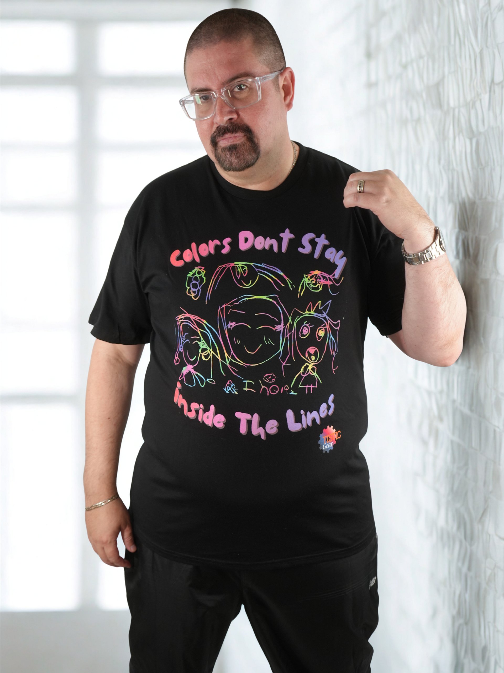 Men's TISTIC Gear – Colors Don’t Stay Inside The Lines Limited Edition Tee product image (1)